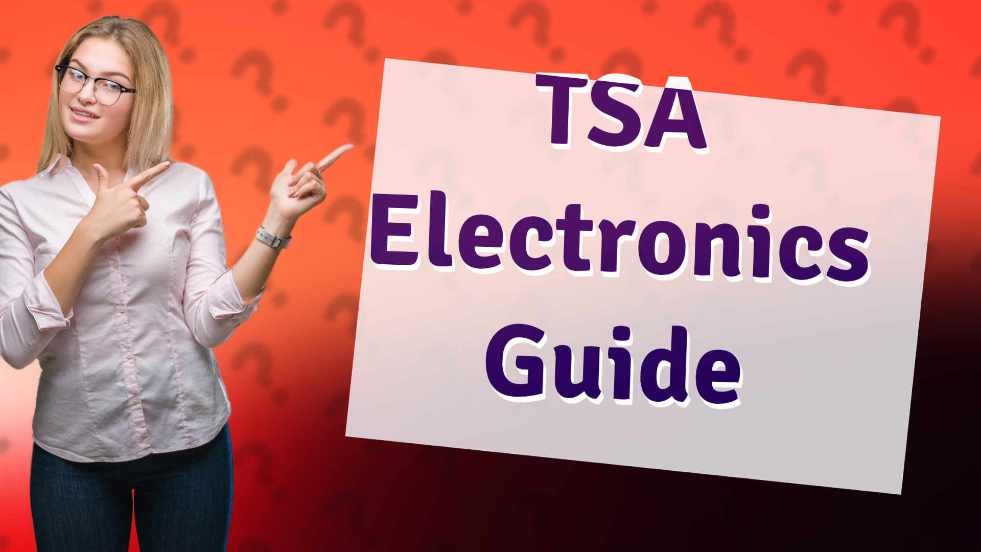TSA Electronics Guide