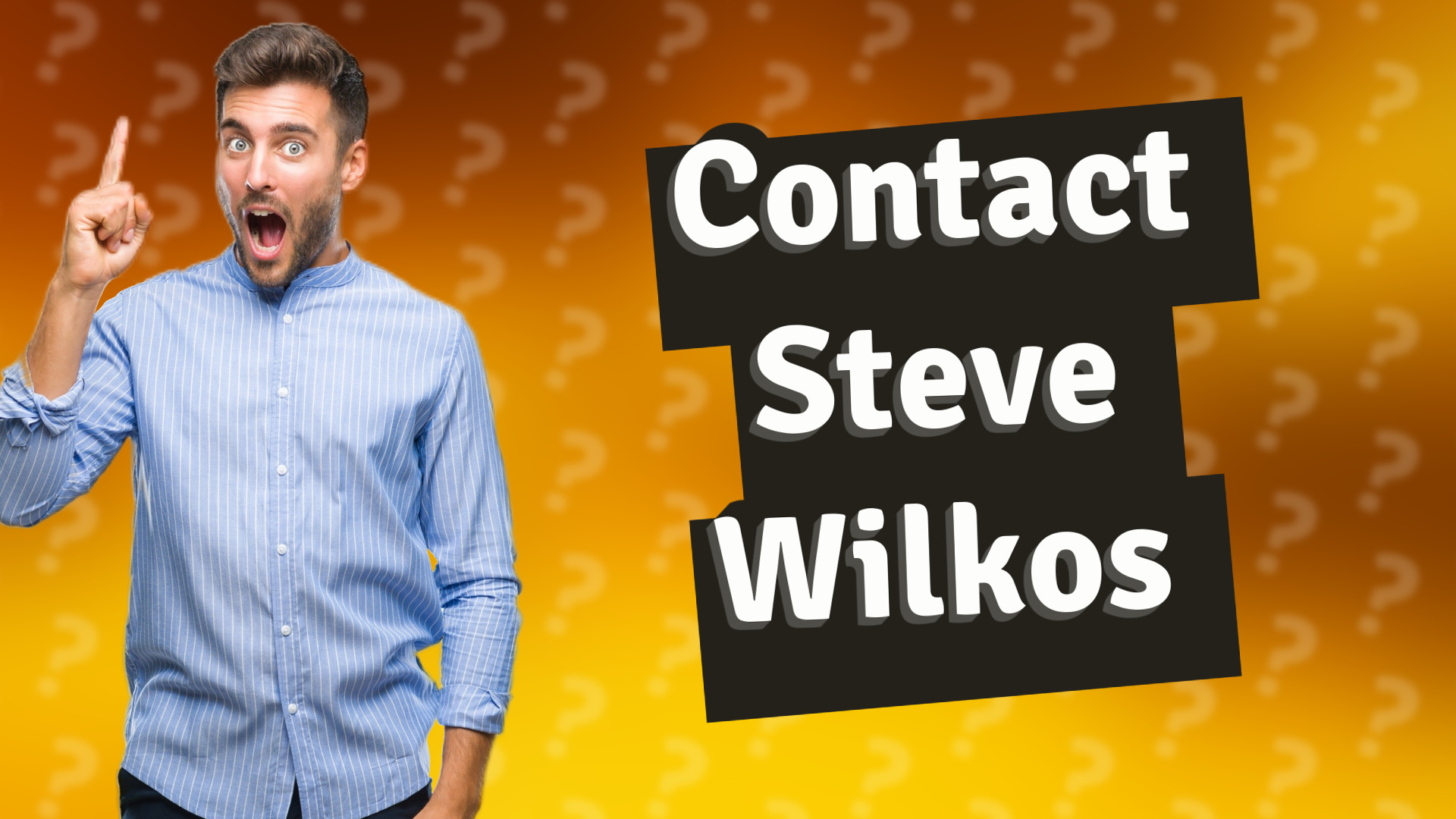 Contact Steve Wilkos