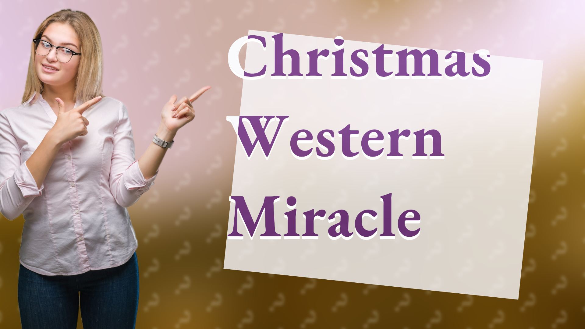 Christmas Western Miracle