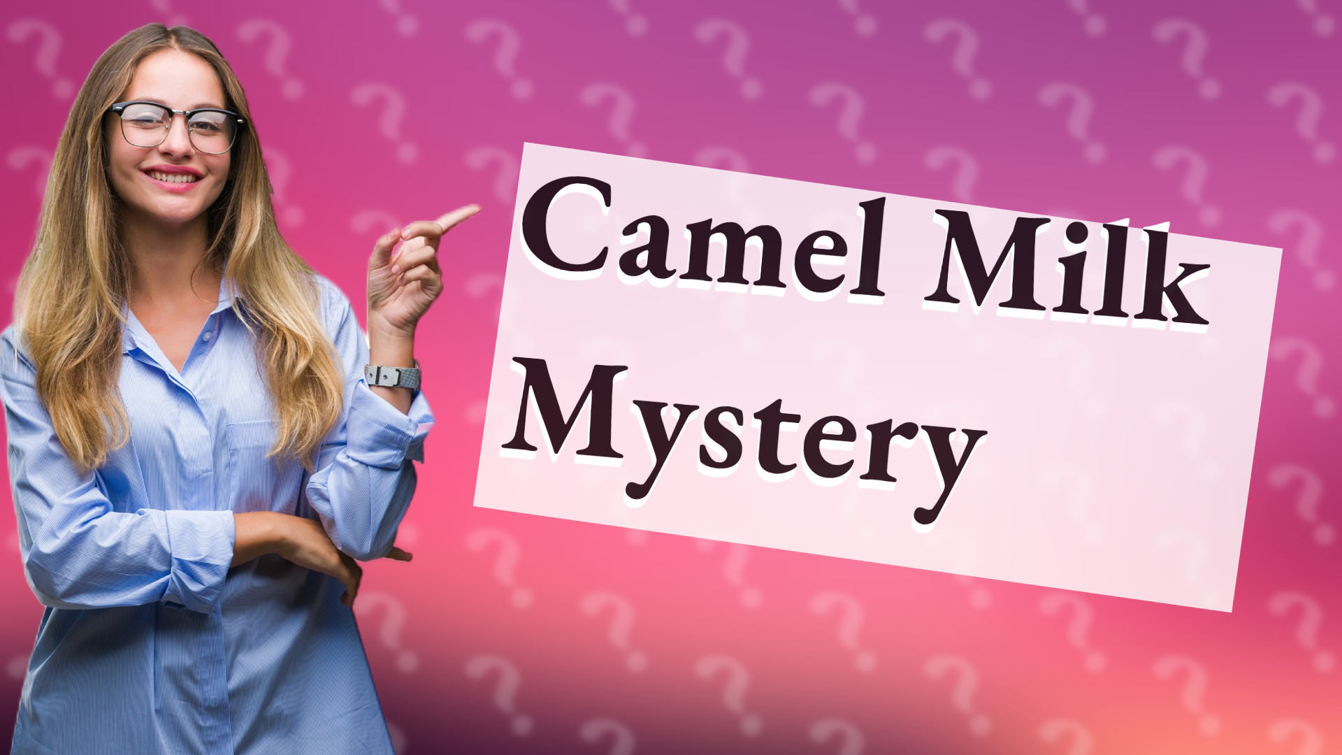 Camel Milk Mystery