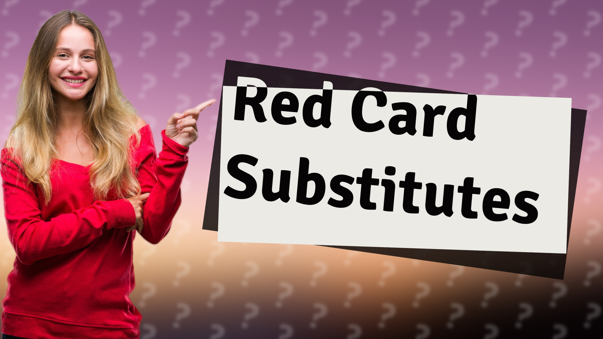 Red Card Substitutes