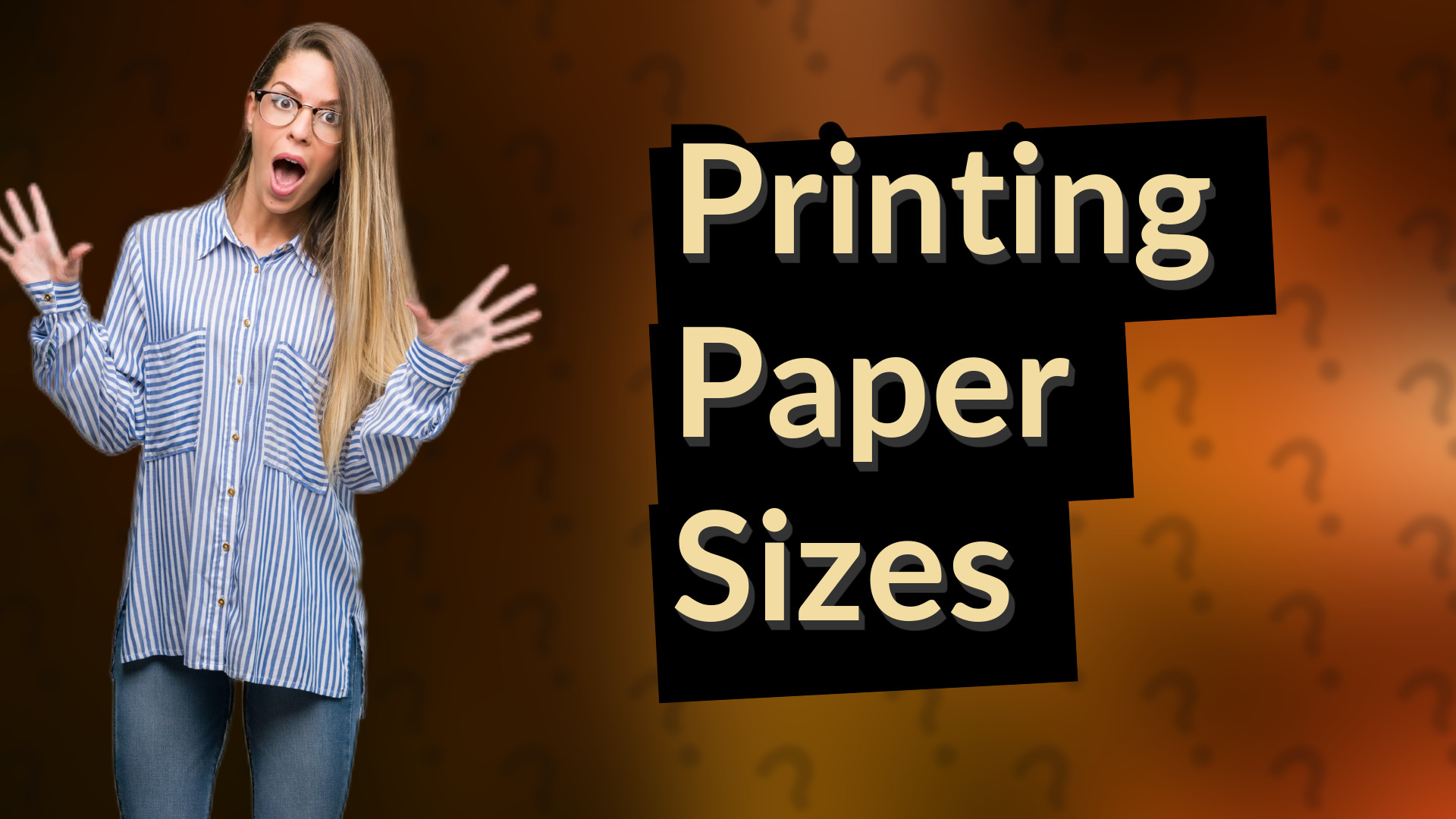 Printing Paper Sizes