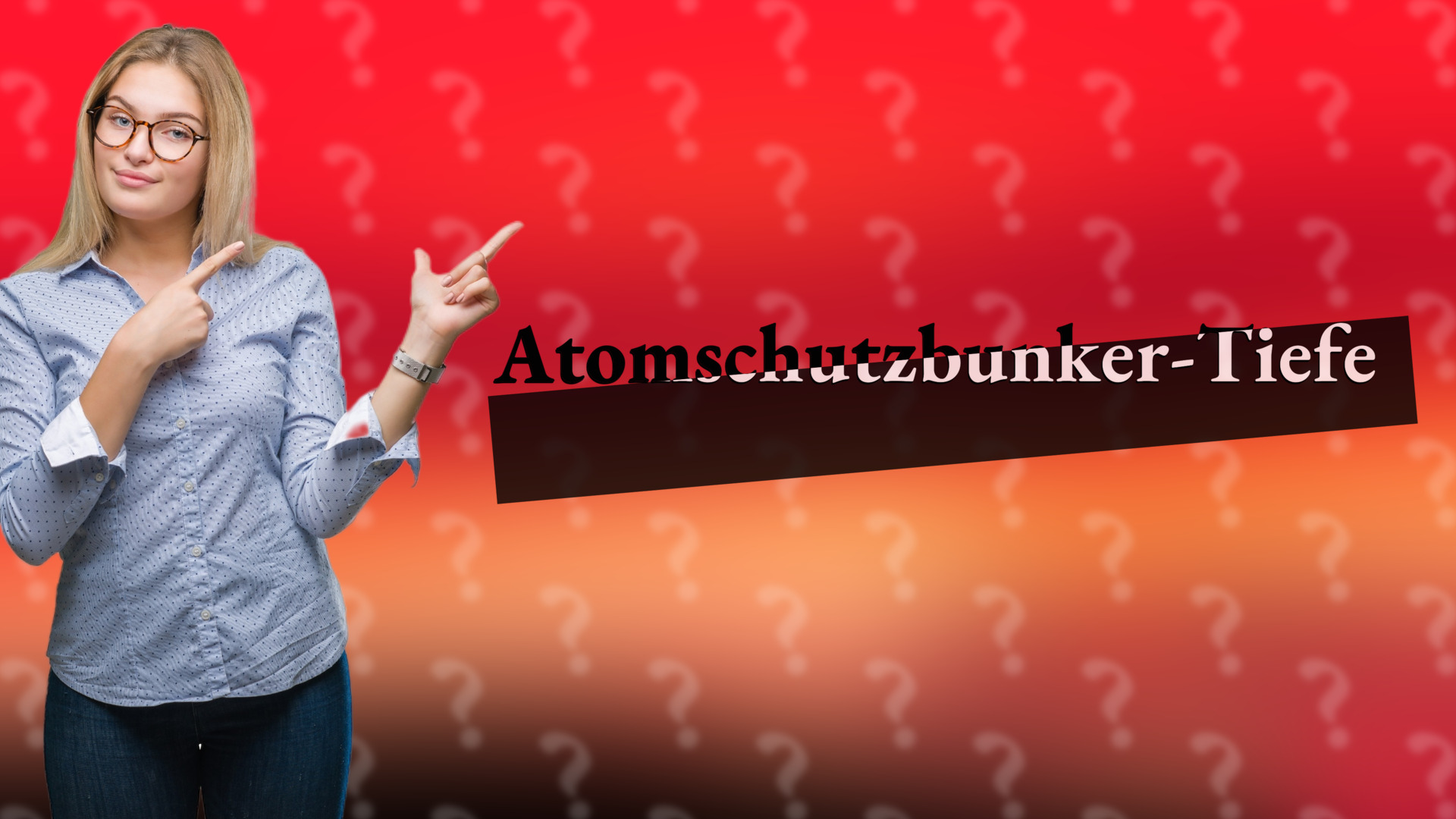 Atomschutzbunker-Tiefe