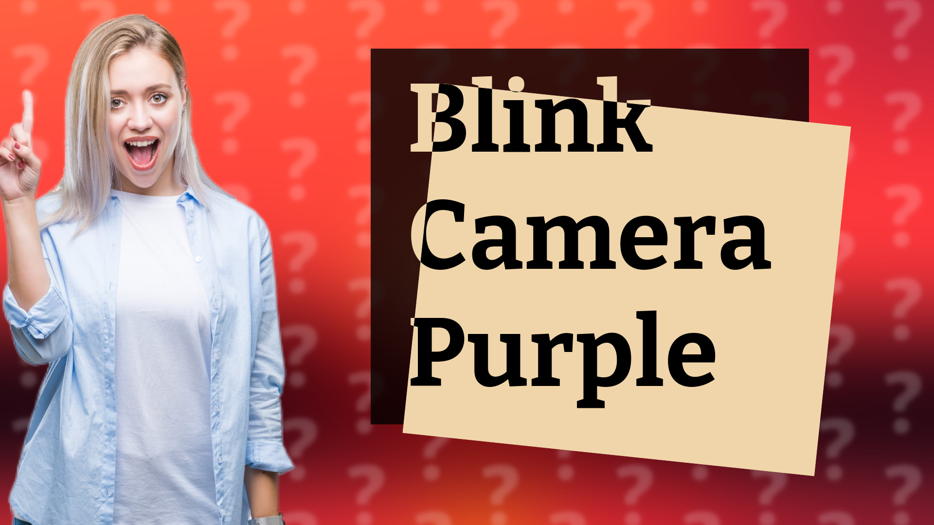 Blink Camera Purple