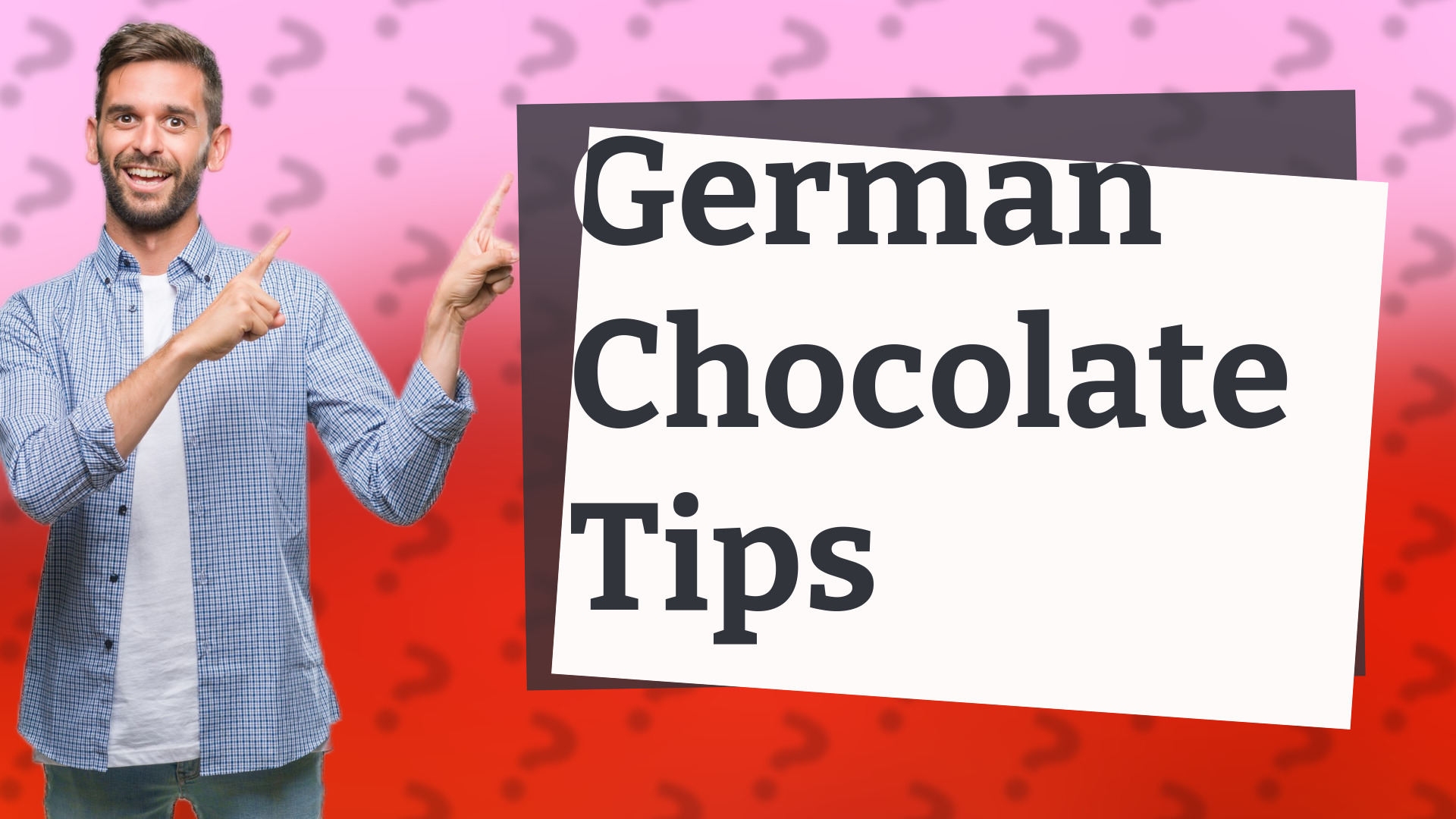 German Chocolate Tips