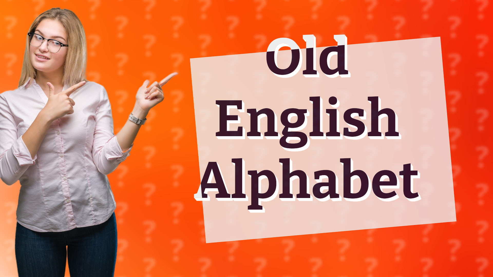 Old English Alphabet