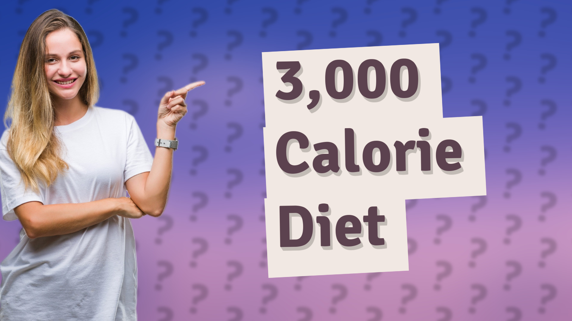 3,000 Calorie Diet