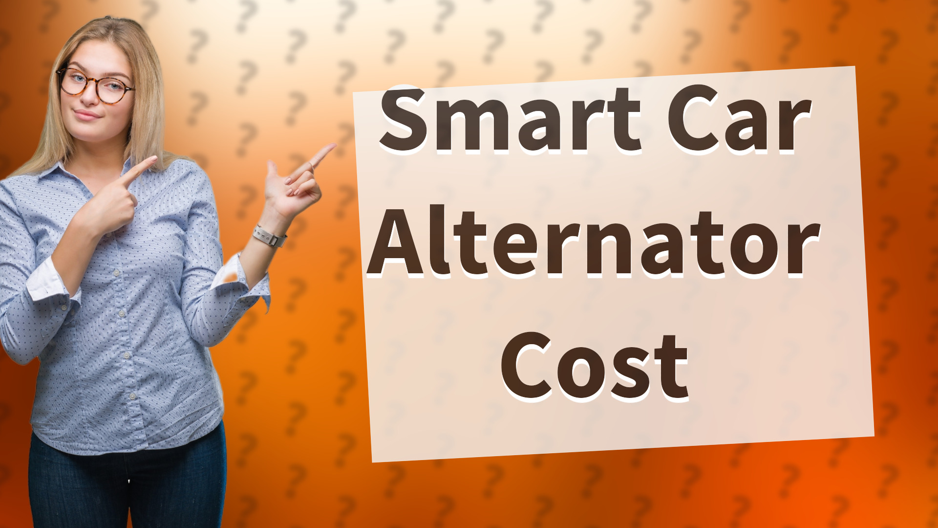 Smart Car Alternator Cost