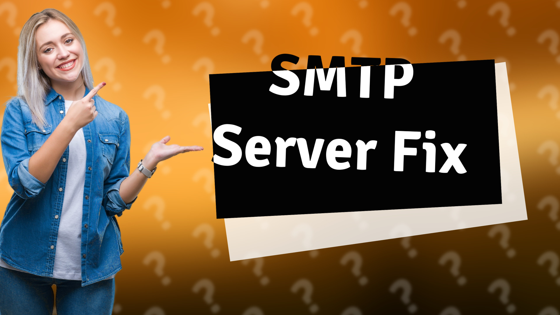 SMTP Server Fix