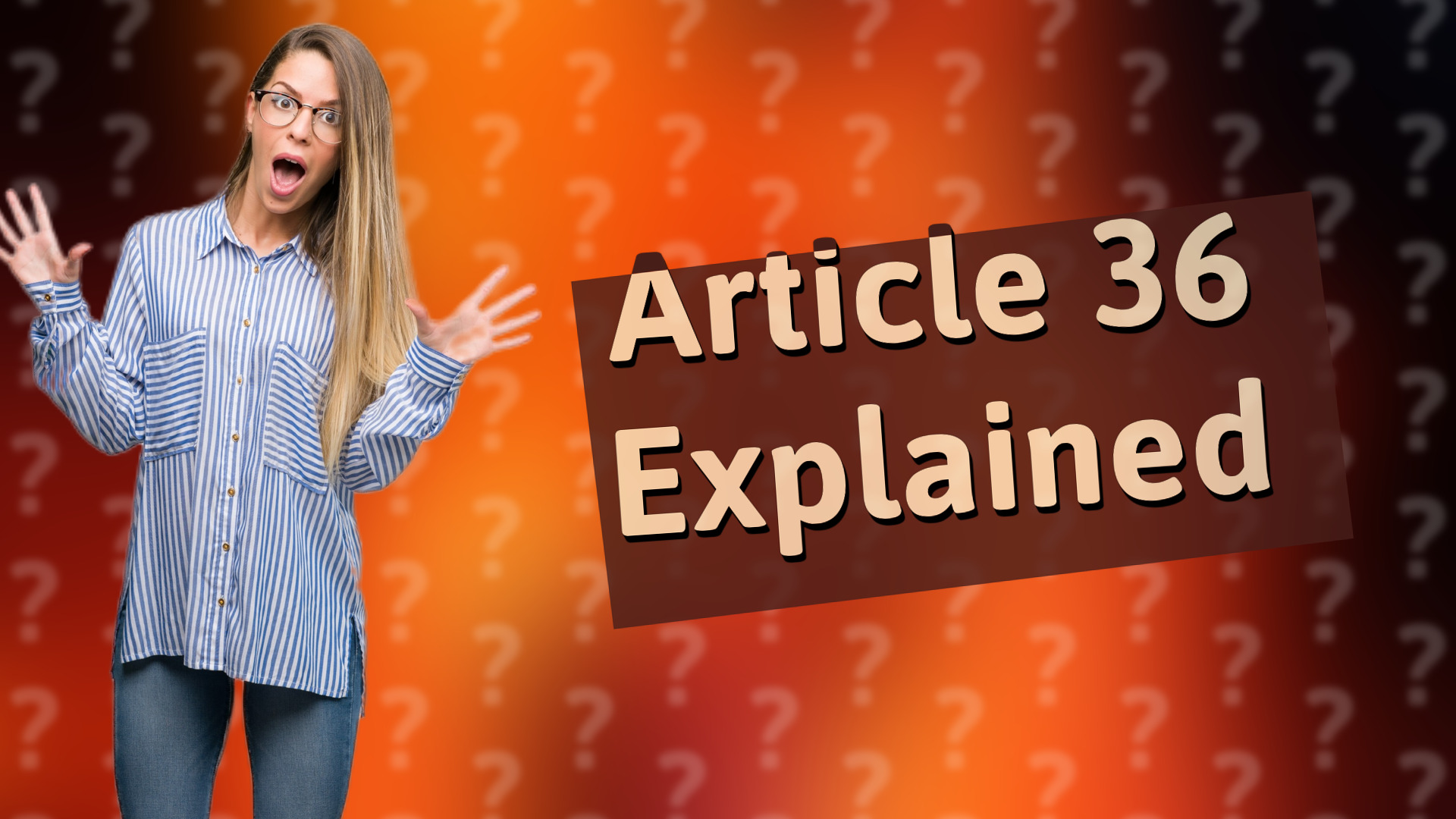 Article 36 Explained
