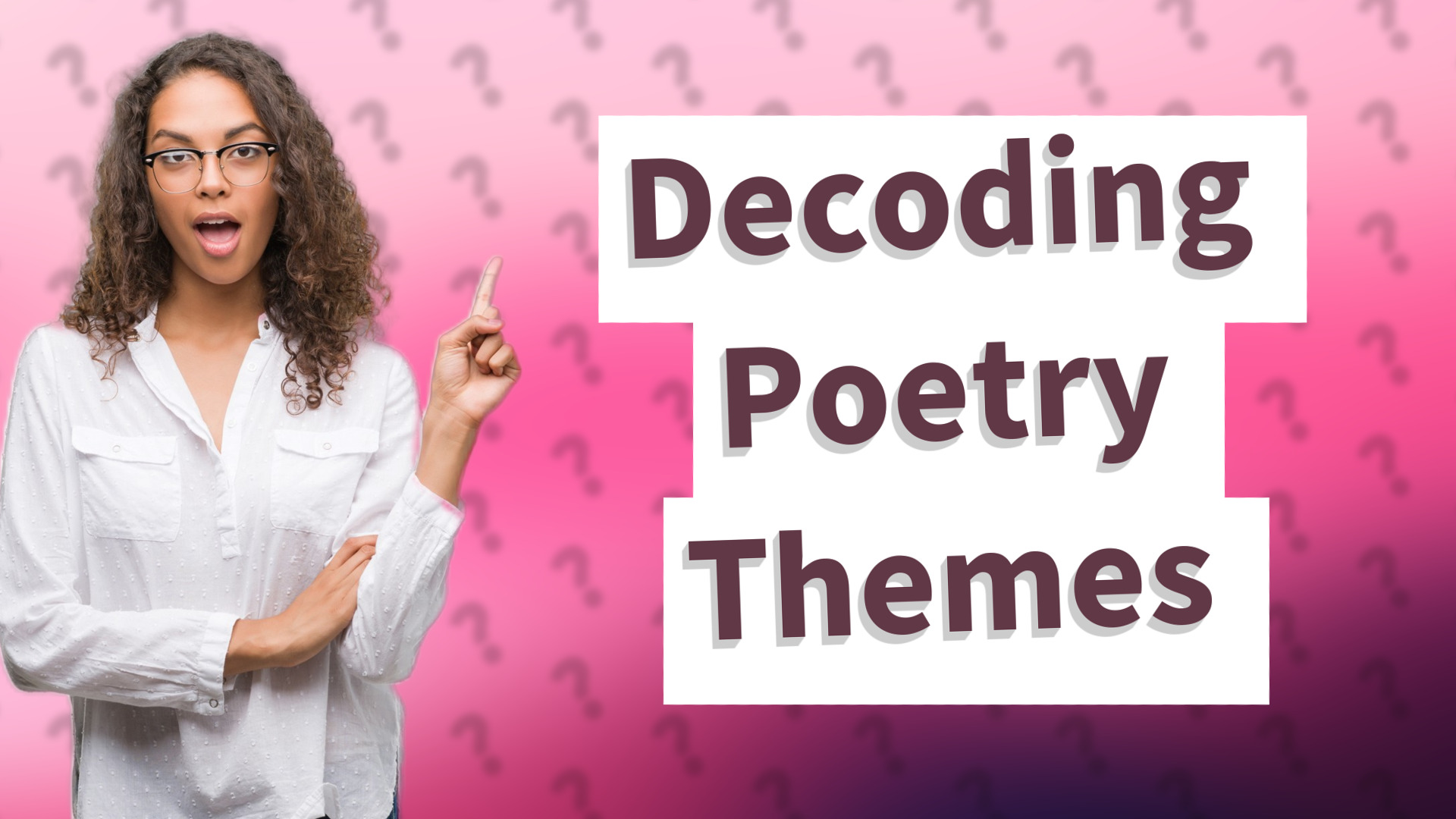 Decoding Poetry Themes