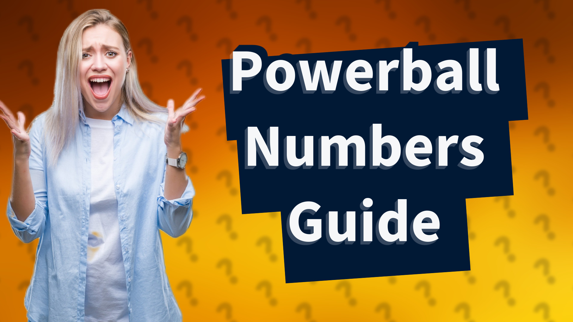 Powerball Numbers Guide