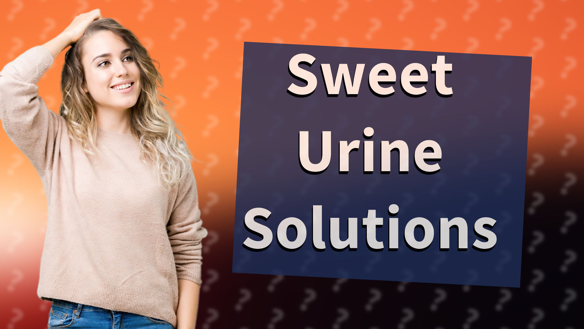 Sweet Urine Solutions