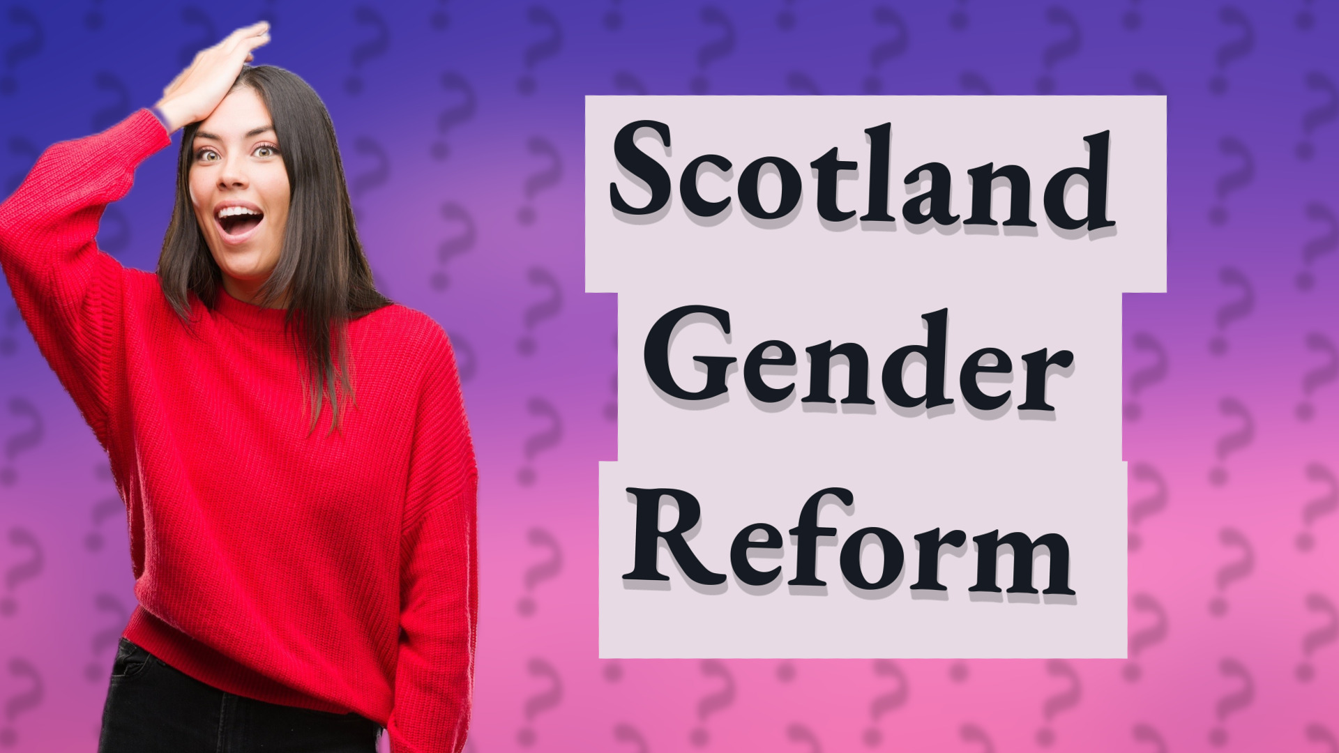 Scotland Gender Reform