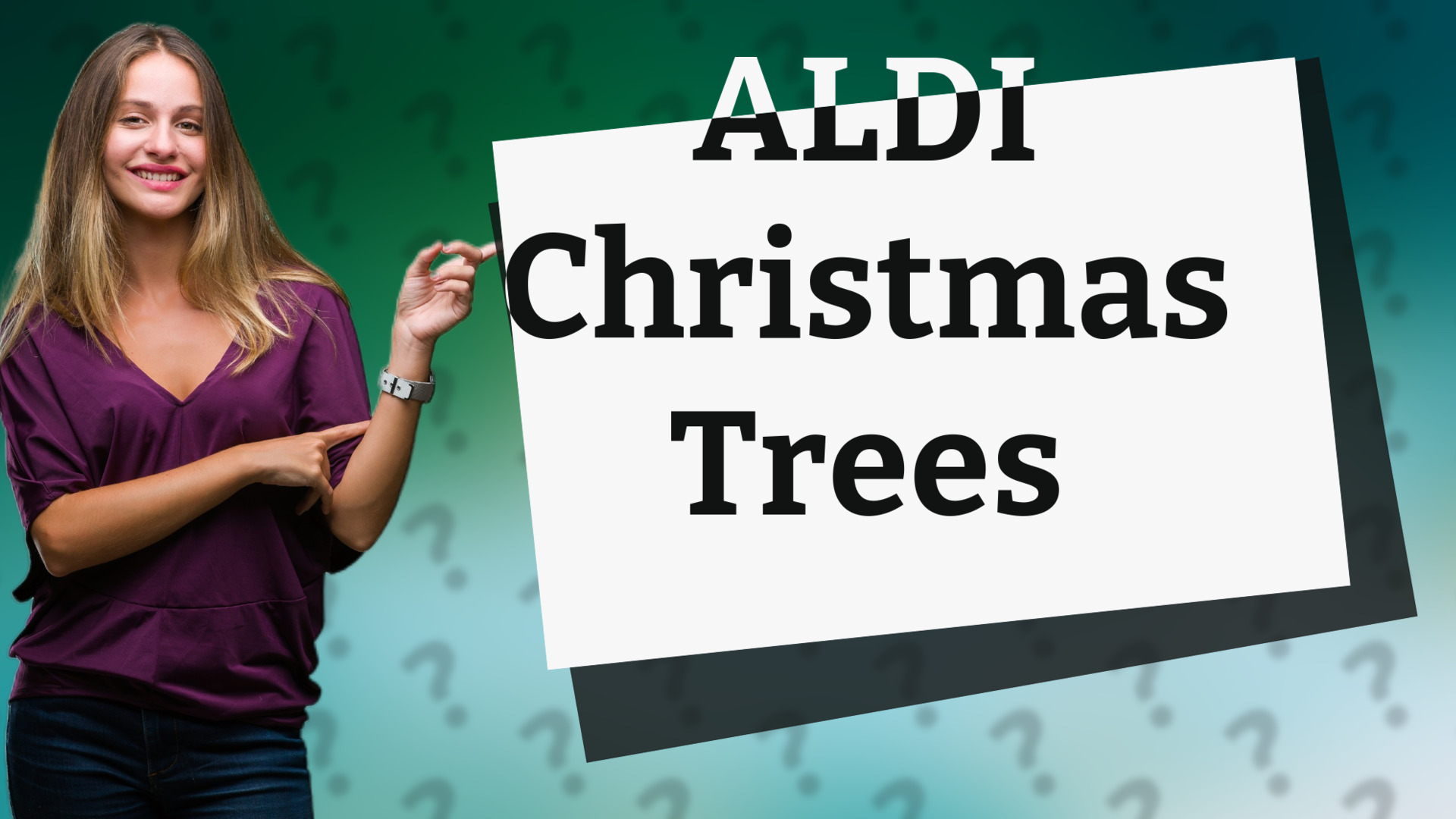 ALDI Christmas Trees