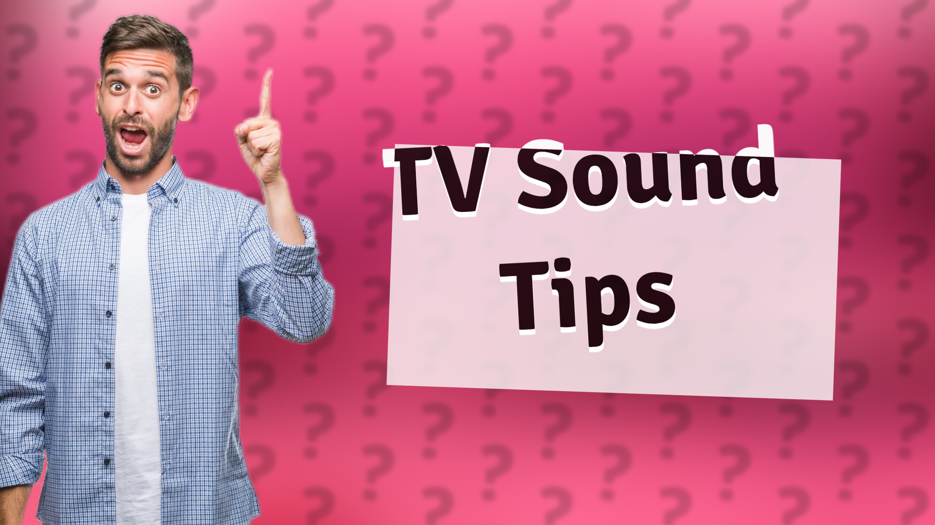 TV Sound Tips