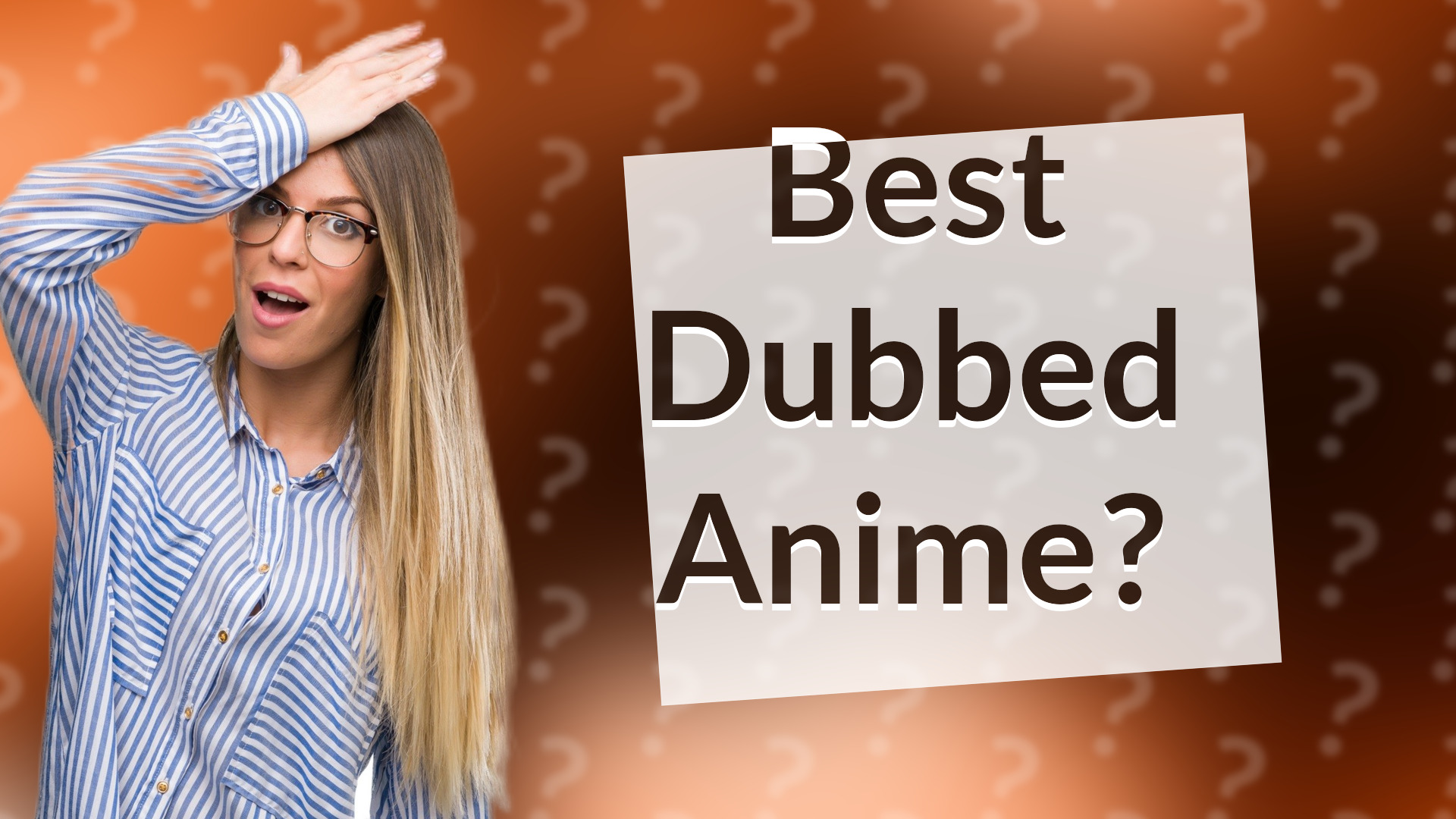 Best Dubbed Anime?