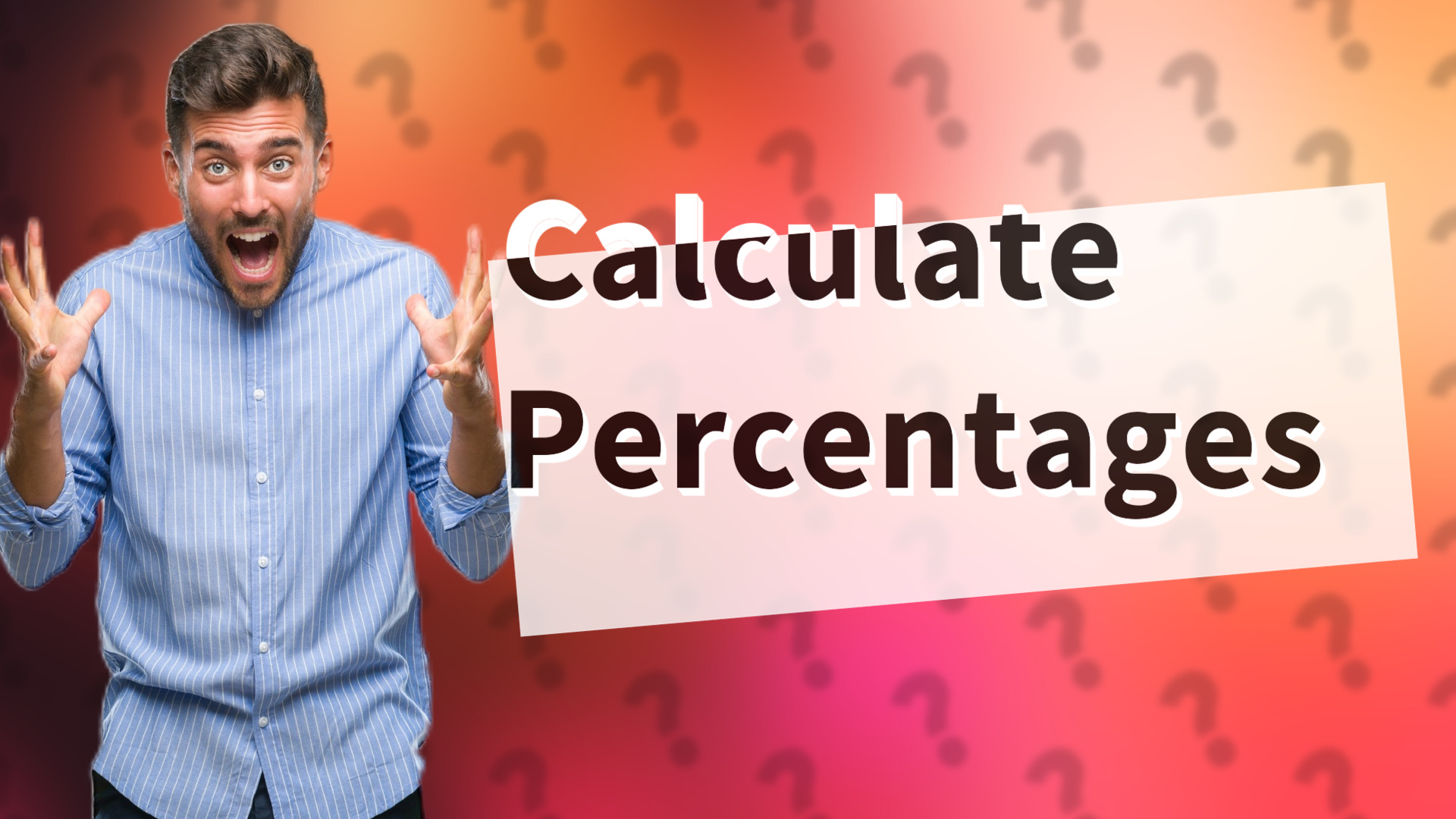 Calculate Percentages