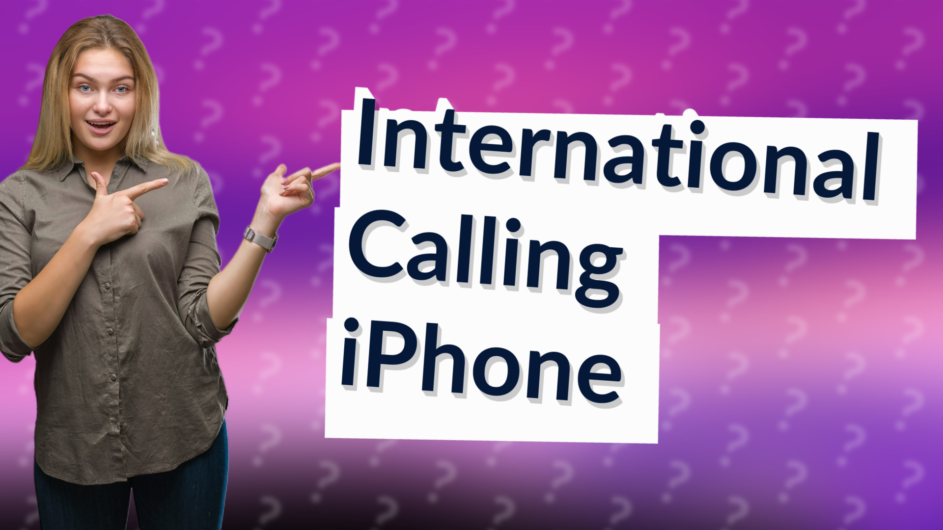 International Calling iPhone