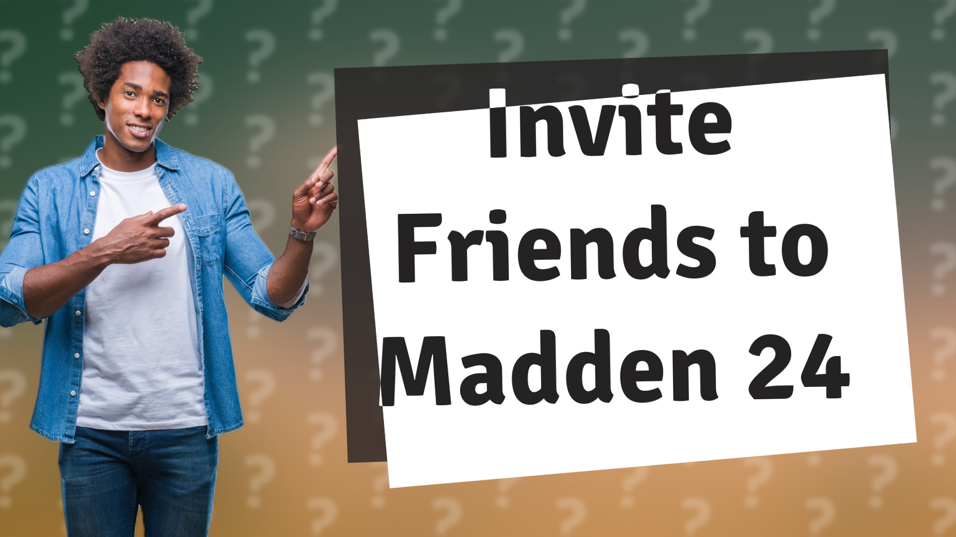 Invite Friends to Madden 24