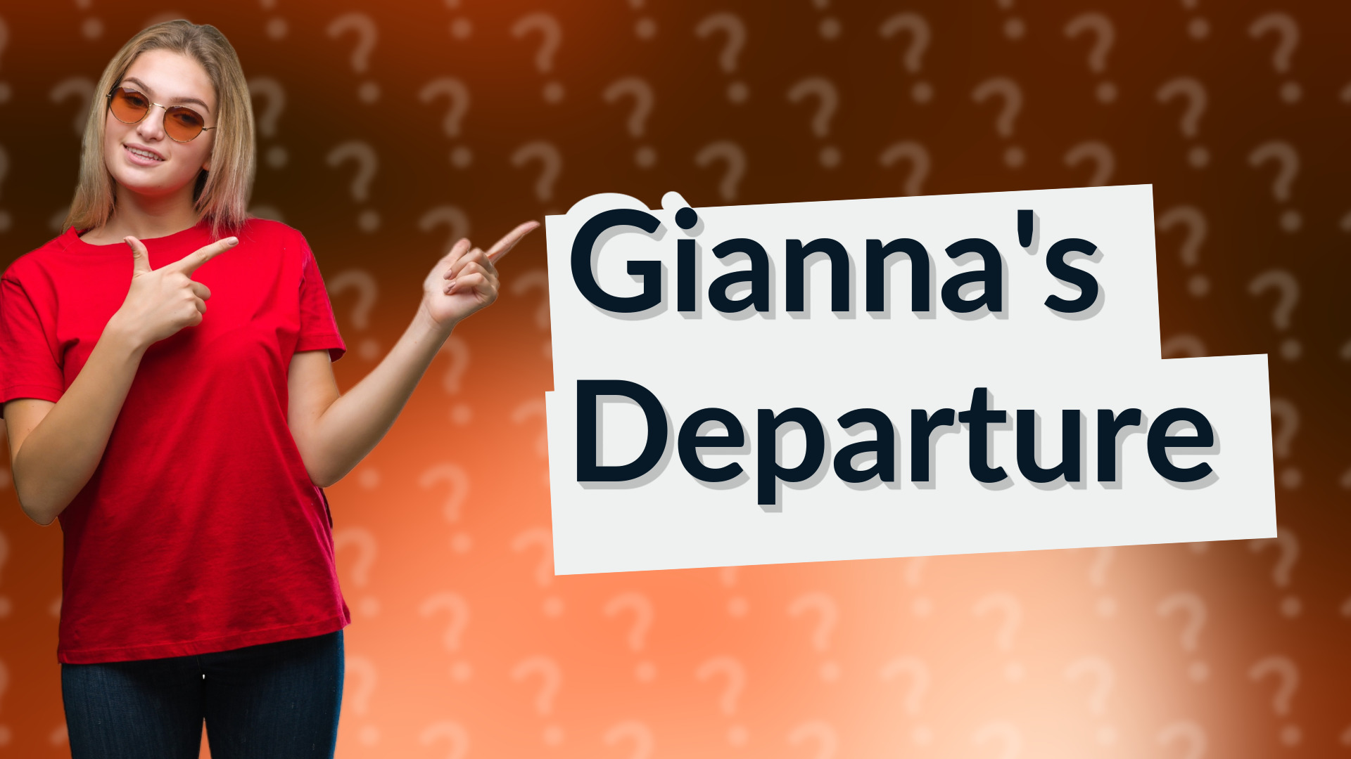 Gianna's Departure