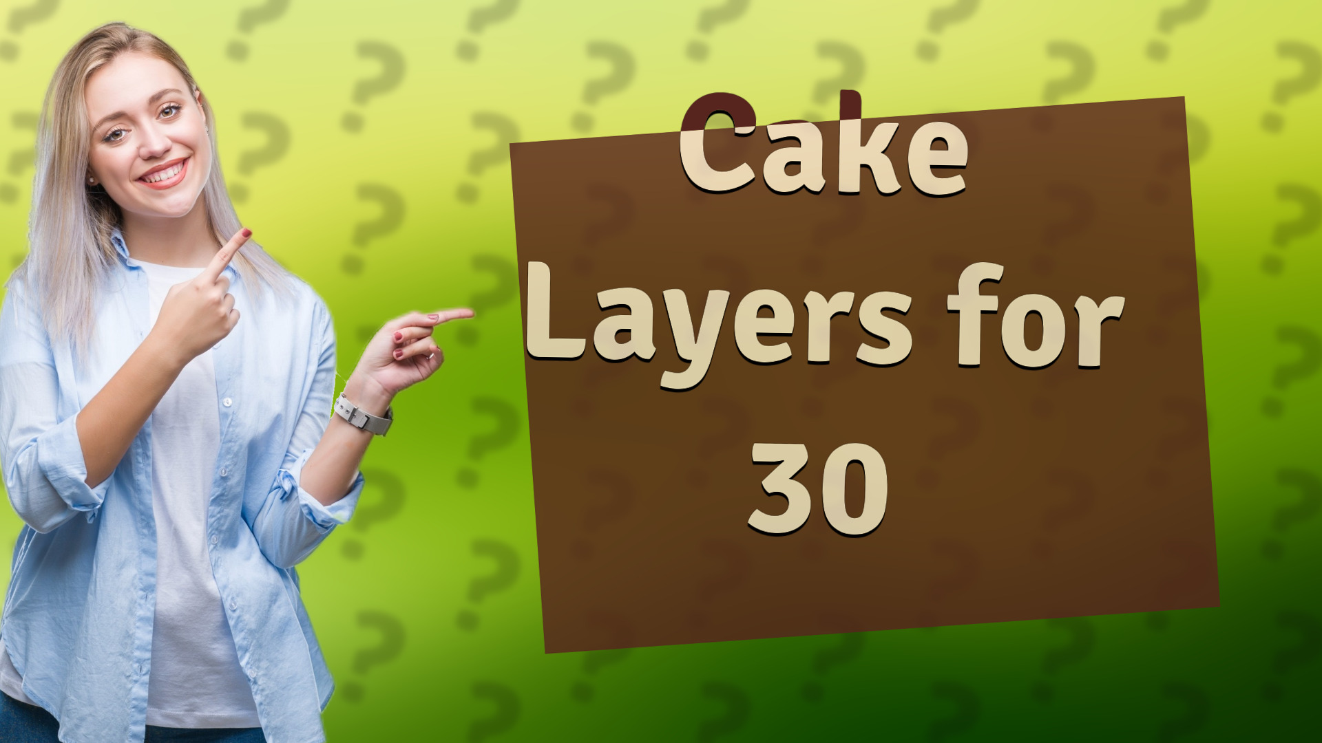 Cake Layers for 30