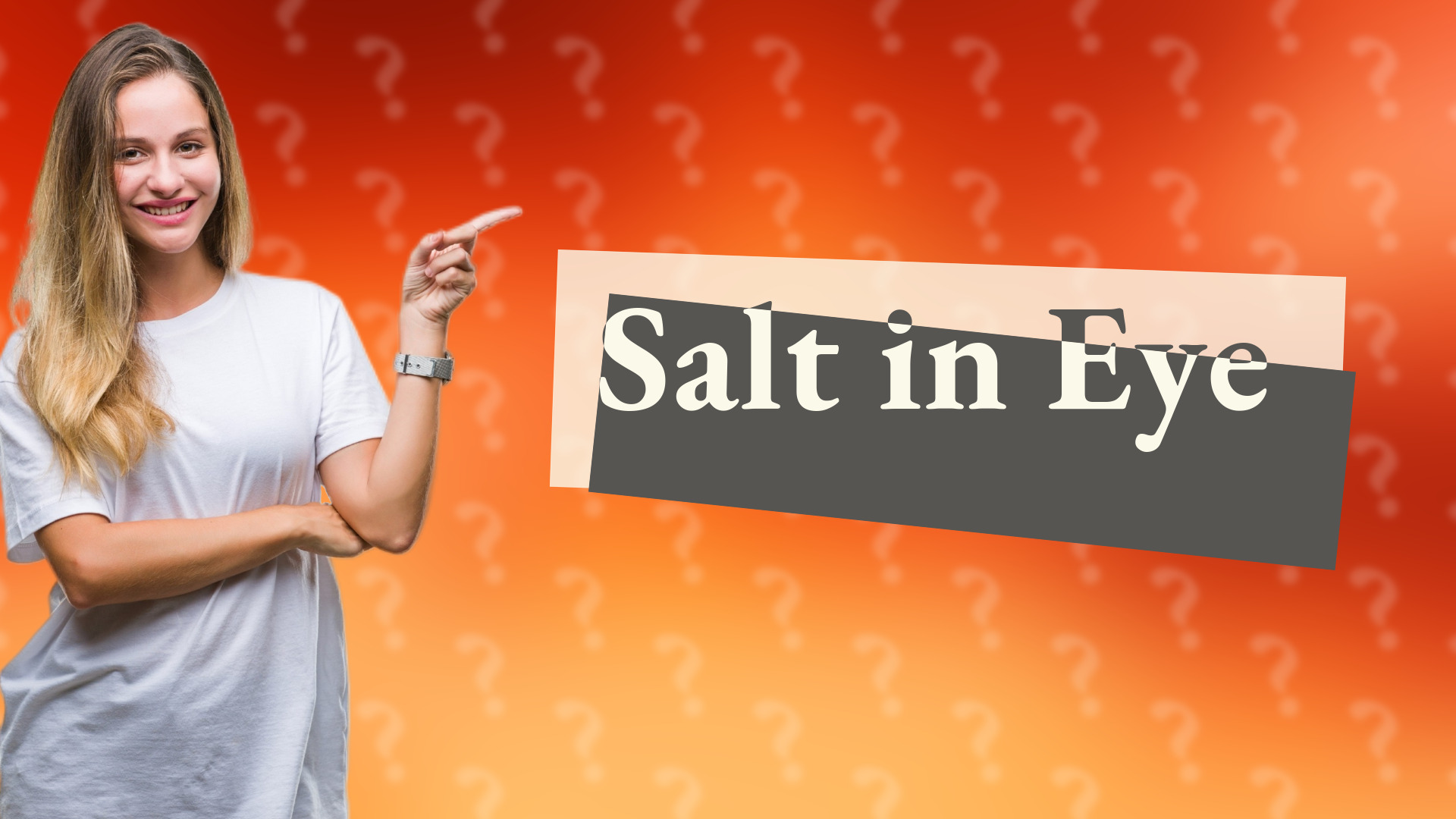 Salt in Eye