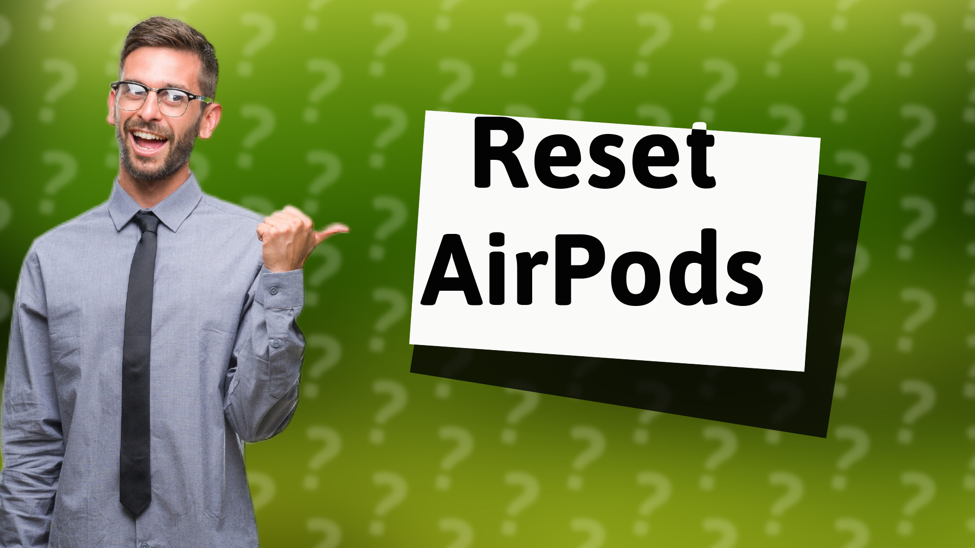 Reset AirPods