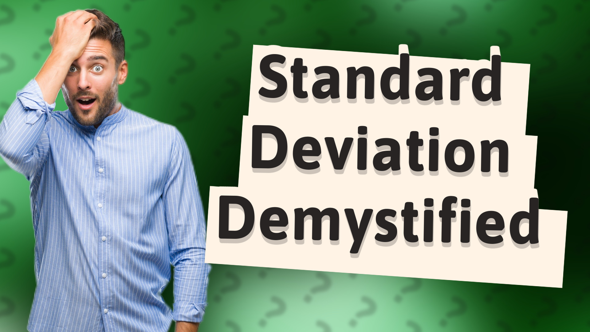 Standard Deviation Demystified