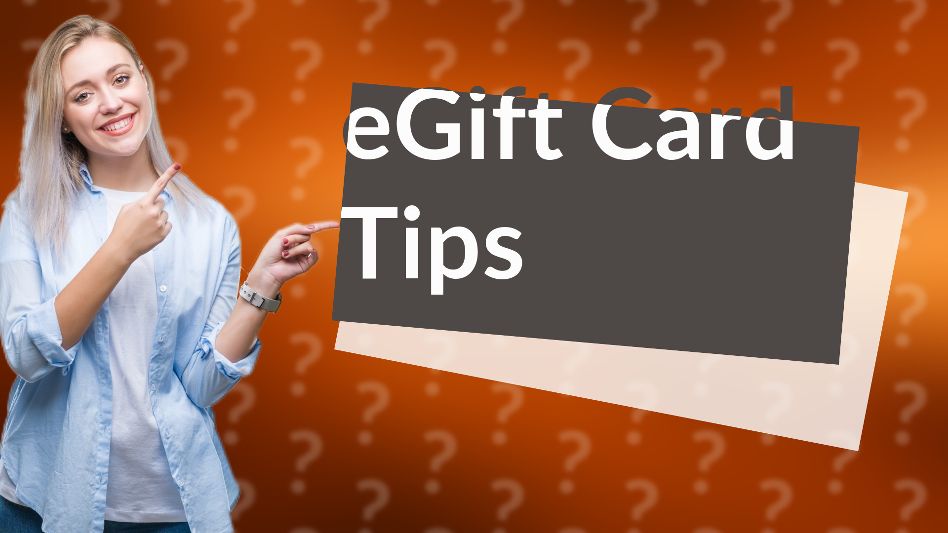 eGift Card Tips