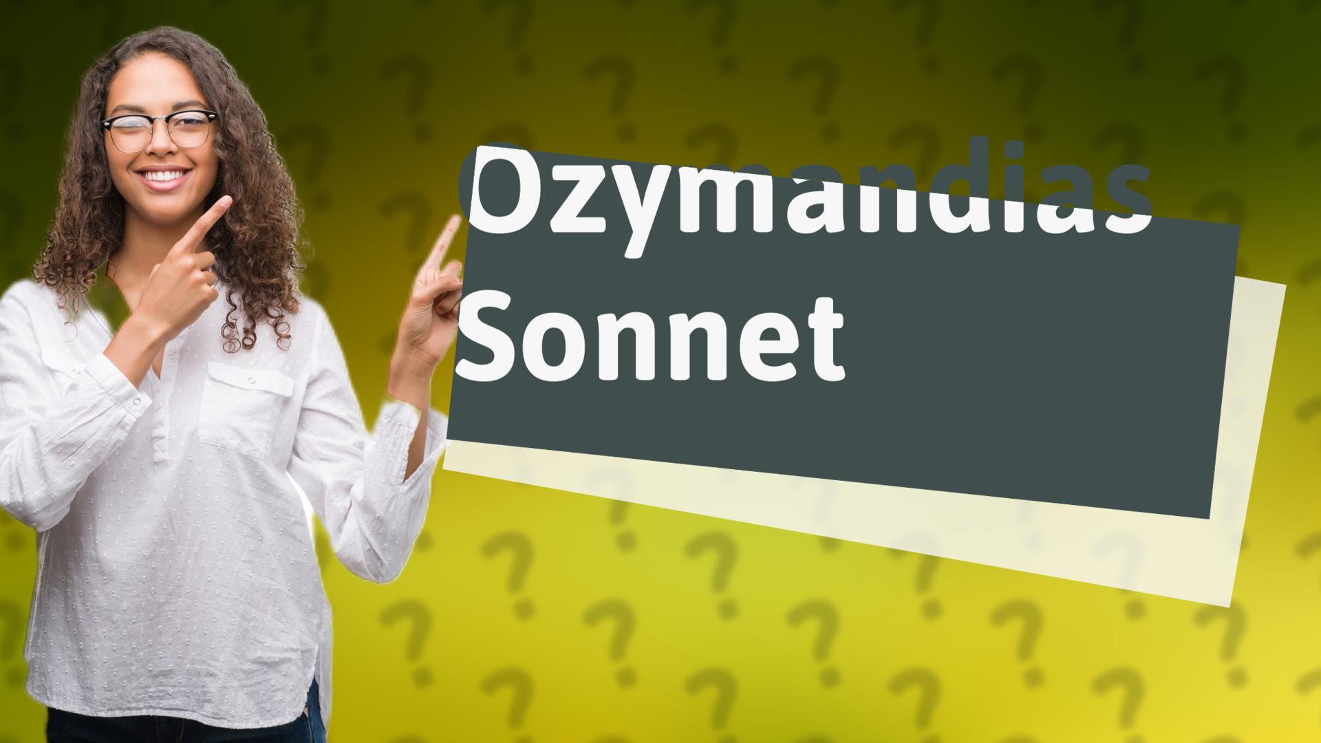 Ozymandias Sonnet