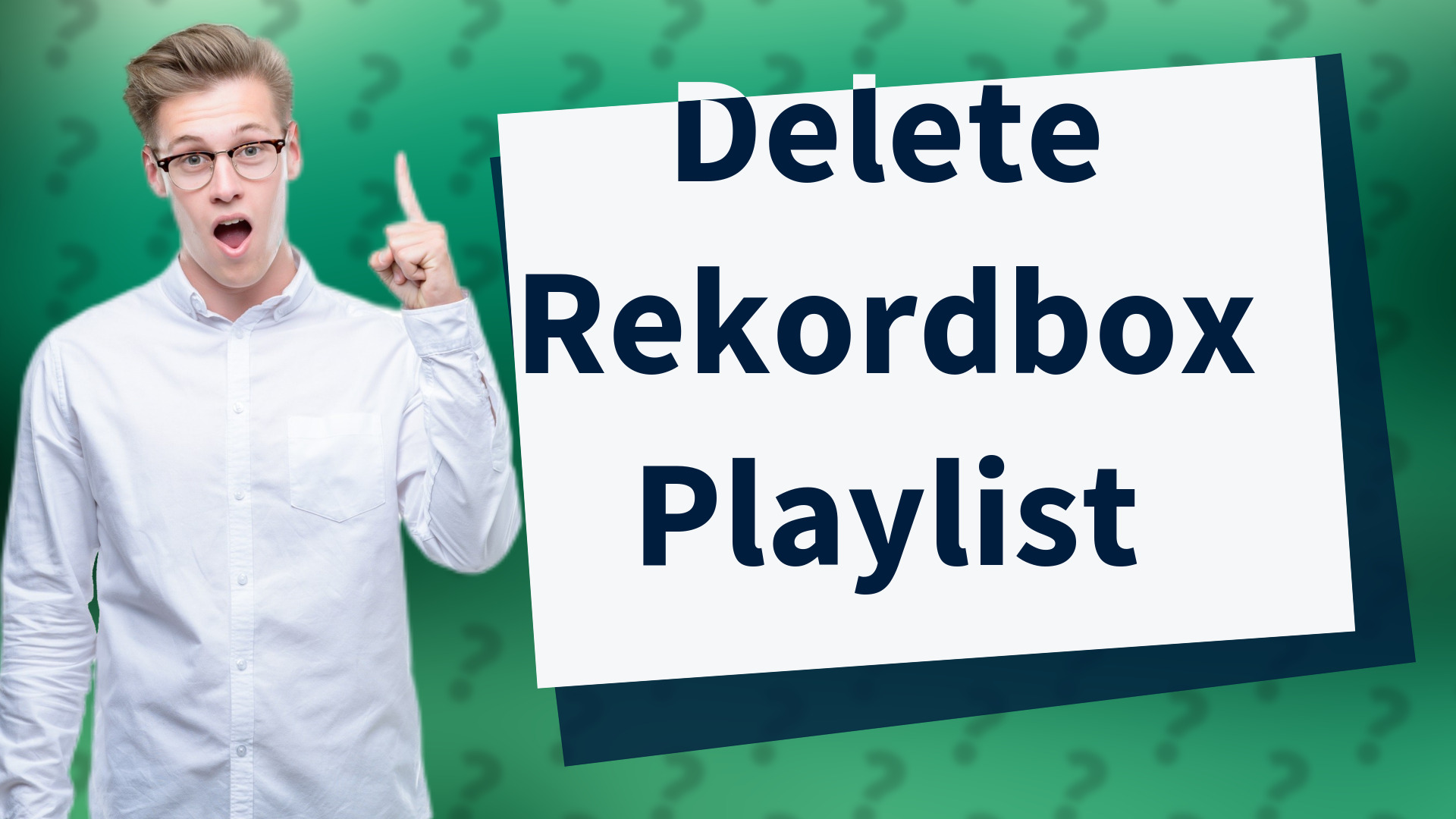 Delete Rekordbox Playlist
