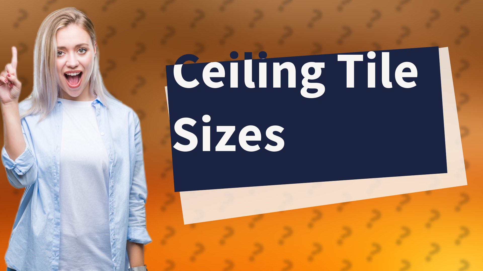 Ceiling Tile Sizes