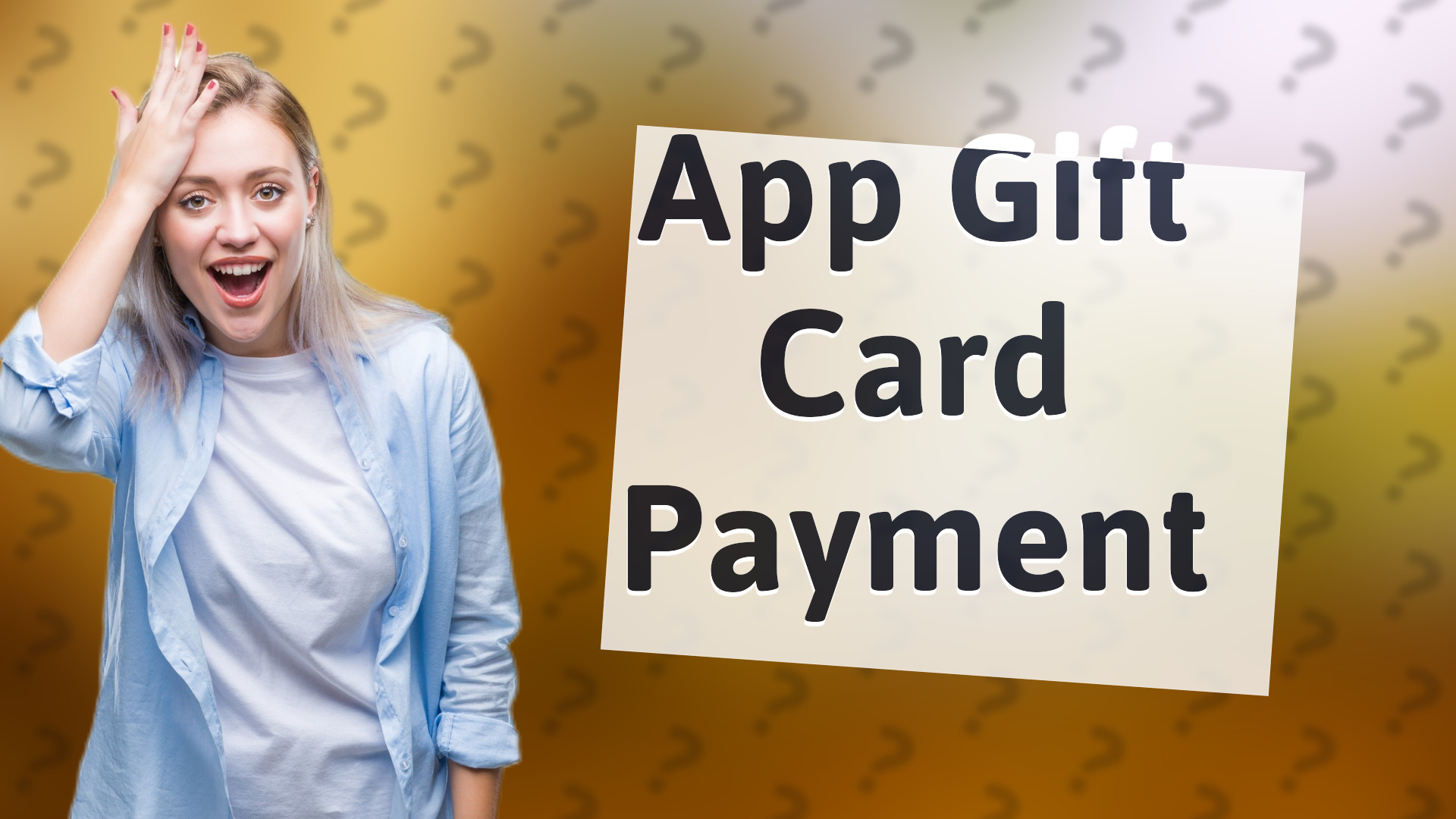 App Gift Card Payment