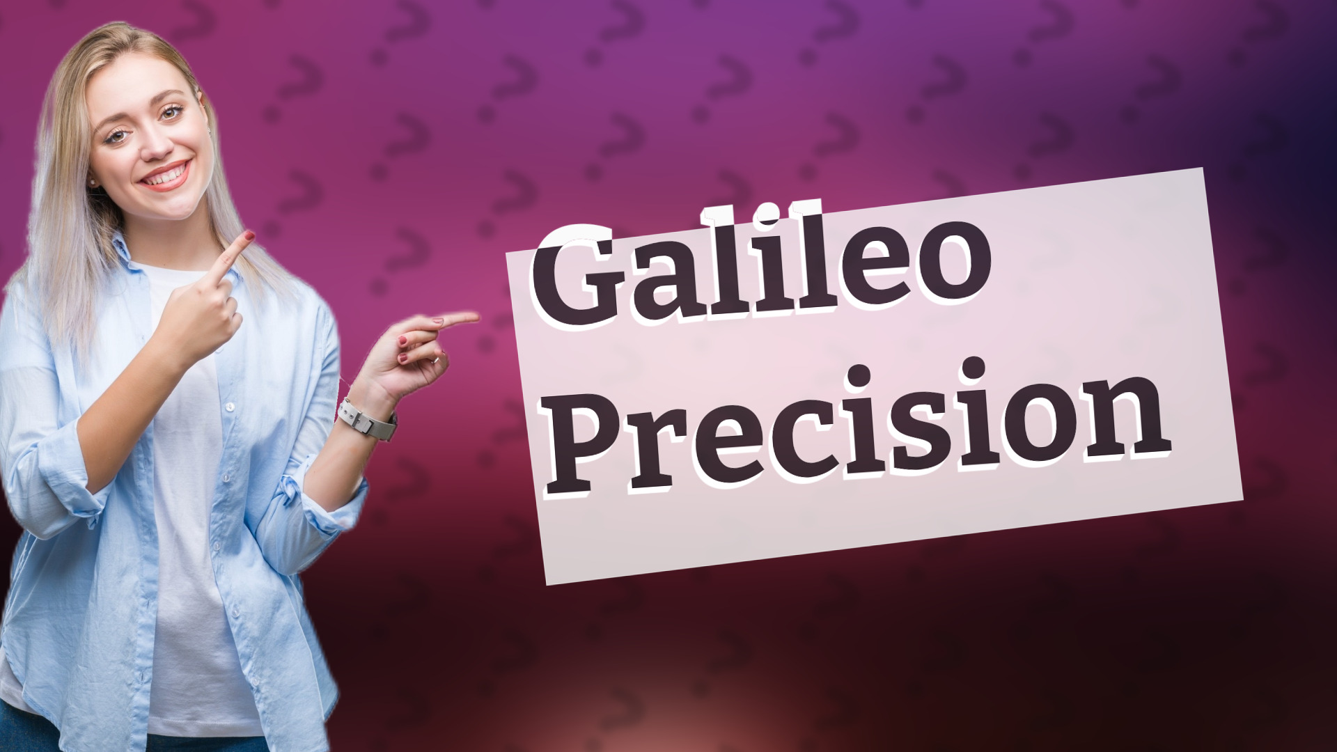 Galileo Precision