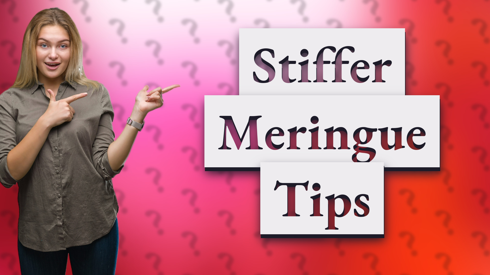 Stiffer Meringue Tips