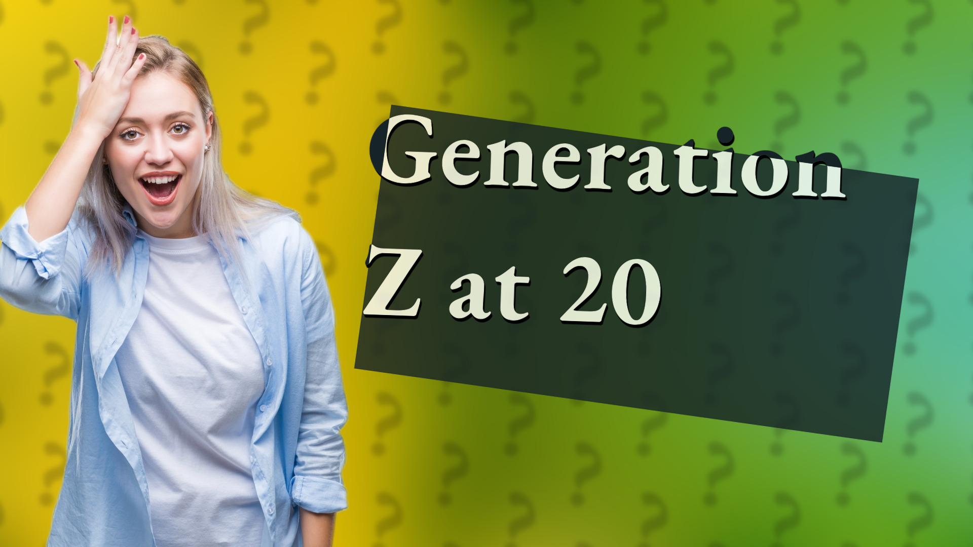 Generation Z at 20