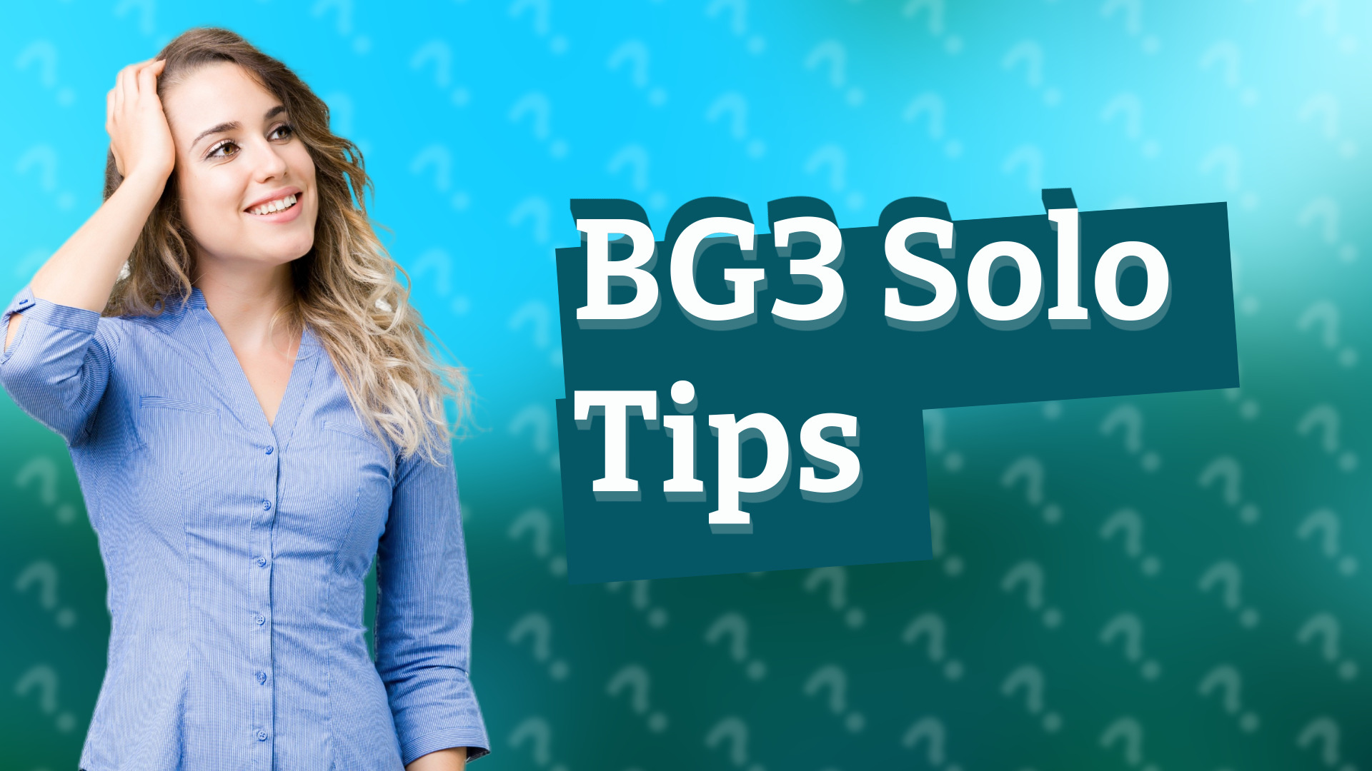 BG3 Solo Tips