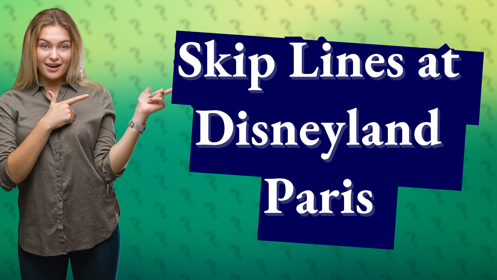 Skip Lines at Disneyland Paris