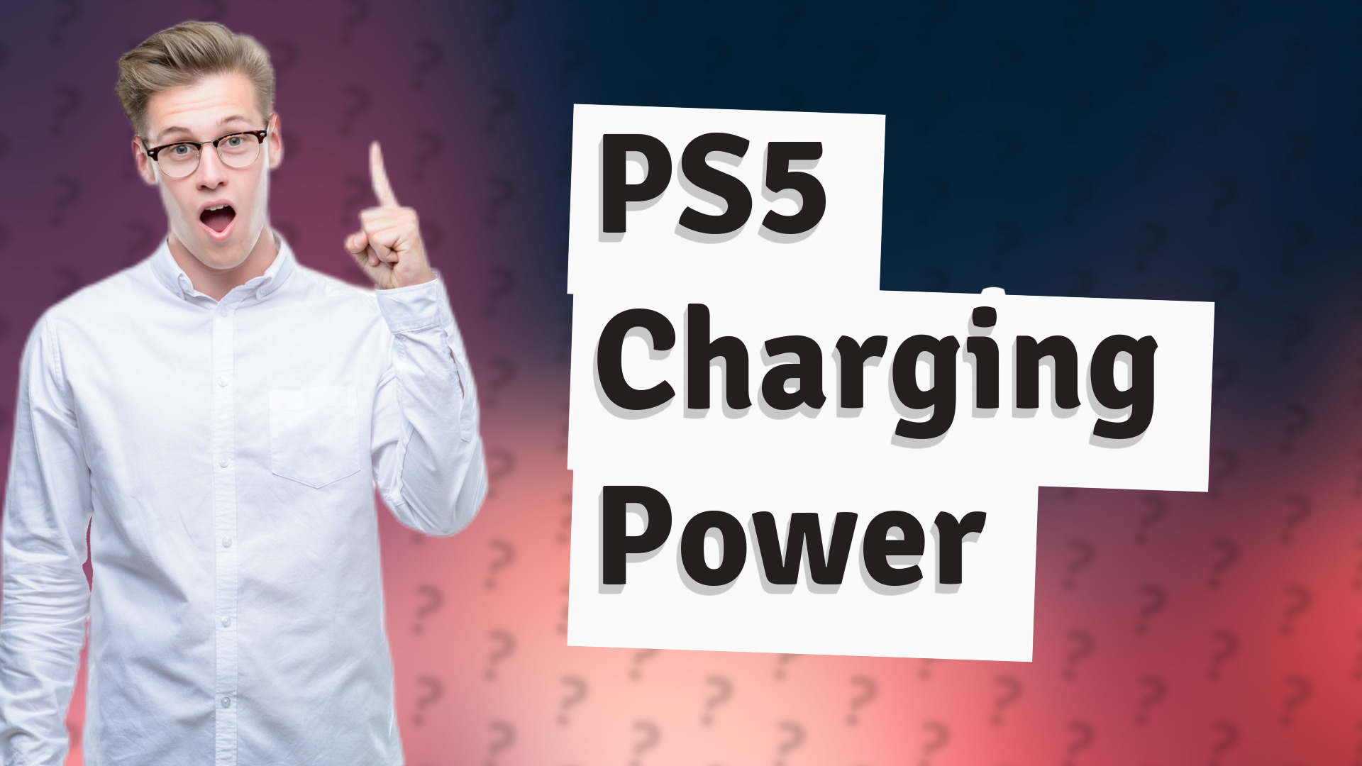 PS5 Charging Power