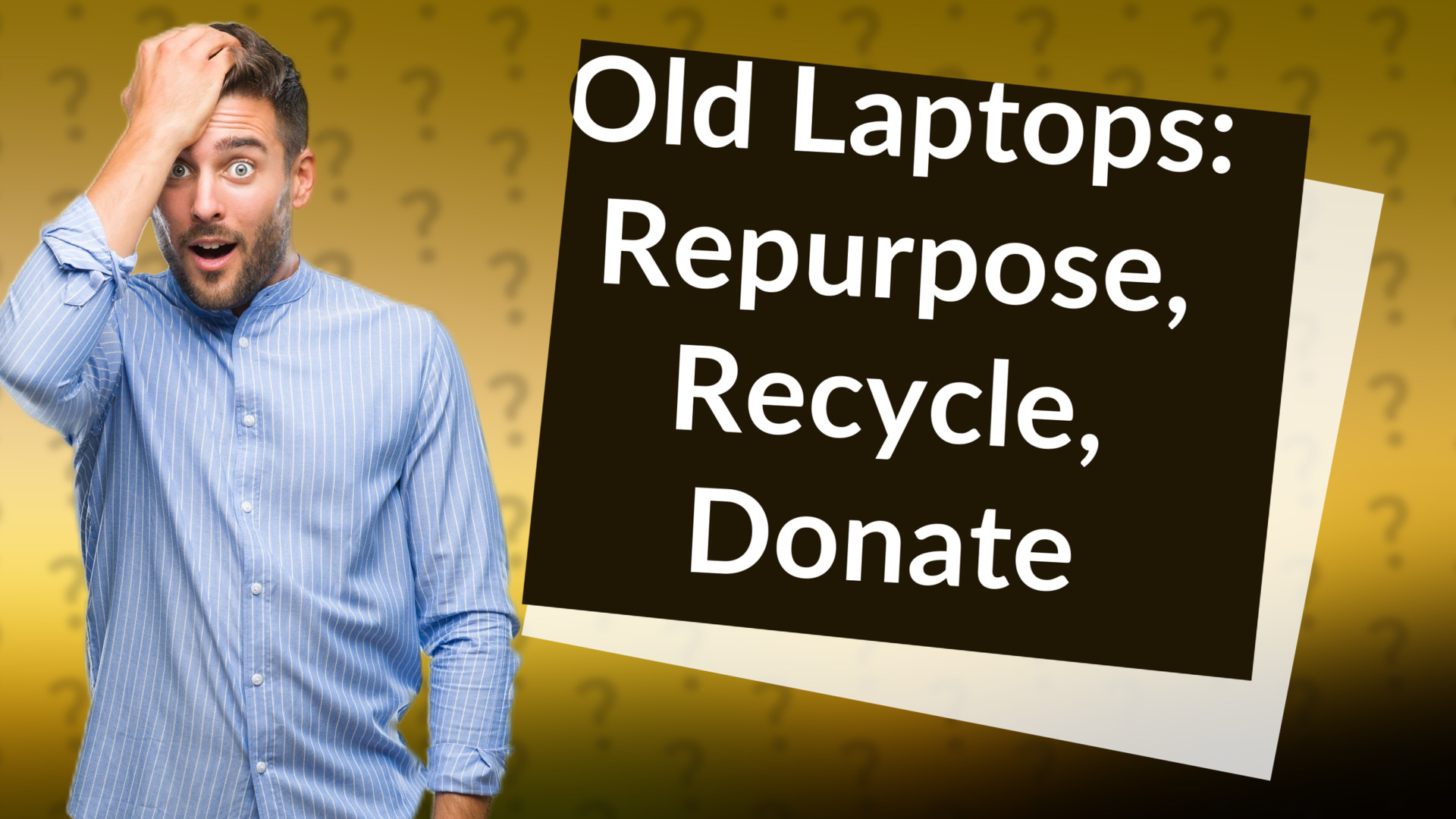 Old Laptops: Repurpose, Recycle, Donate