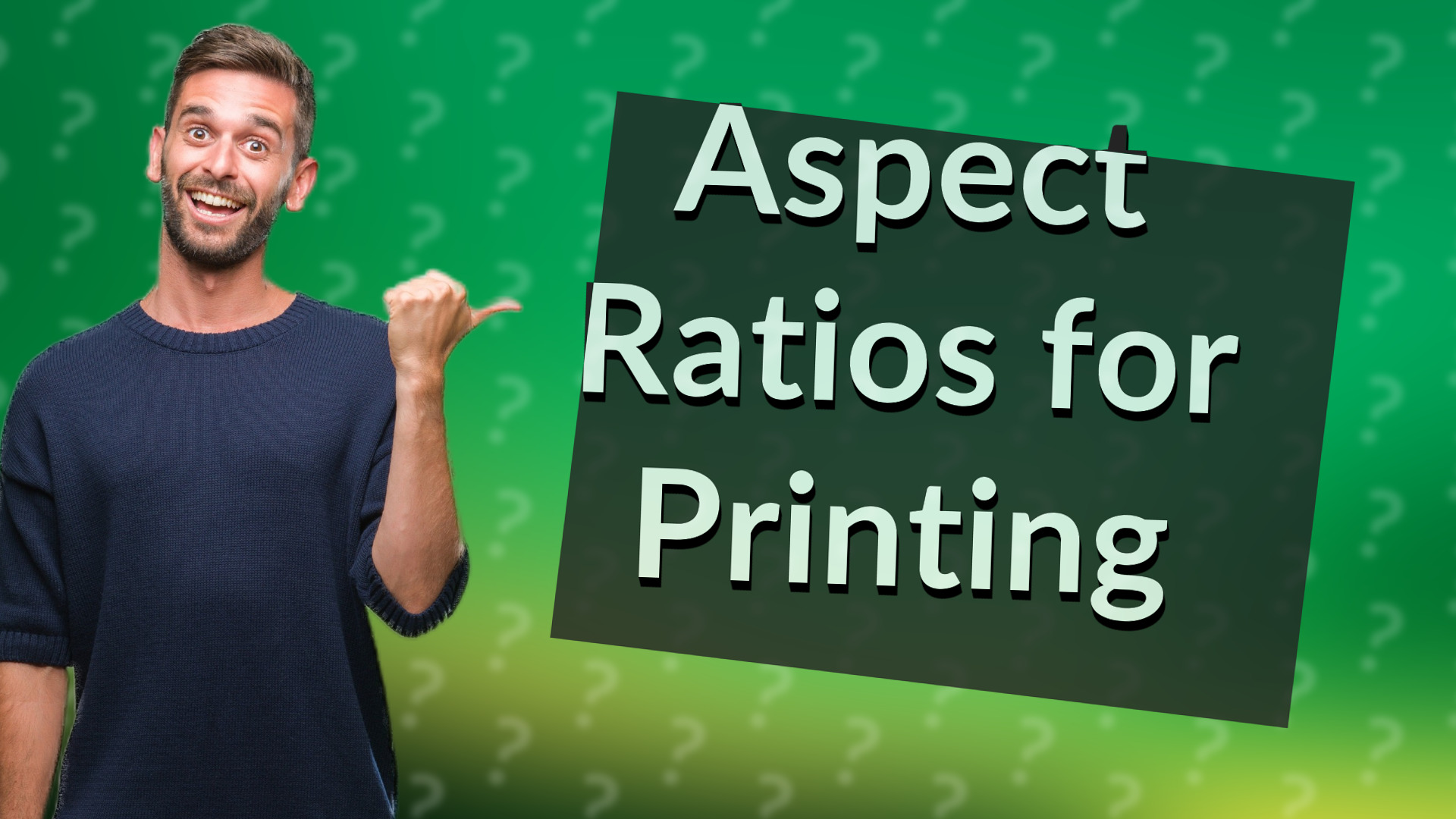 Aspect Ratios for Printing
