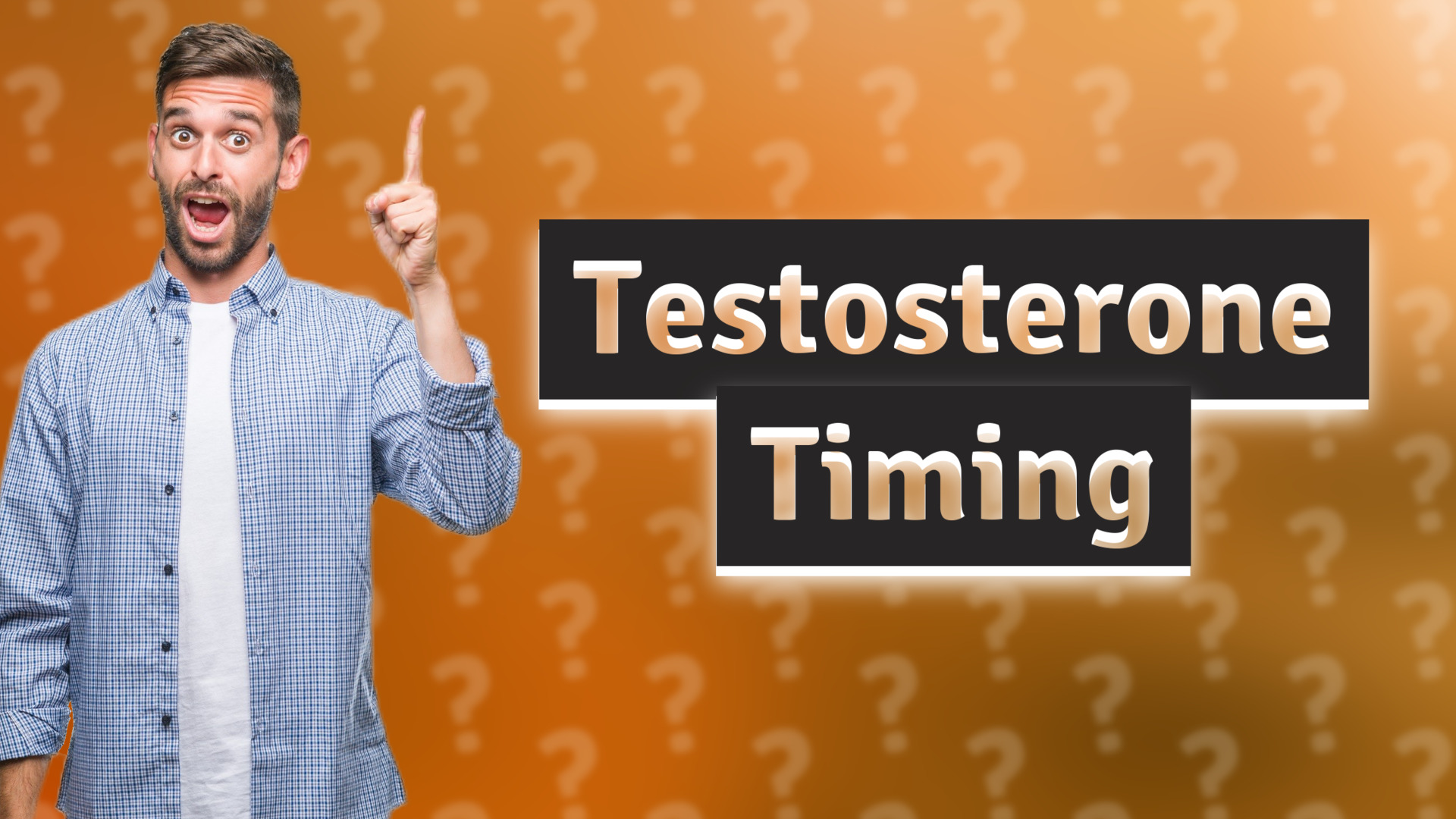 Testosterone Timing