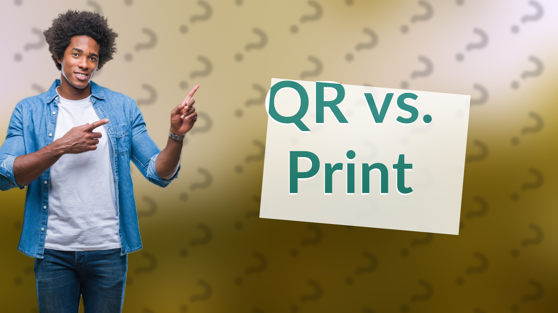 QR vs. Print
