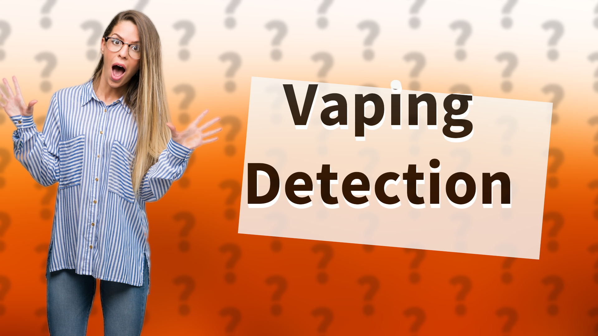 Vaping Detection