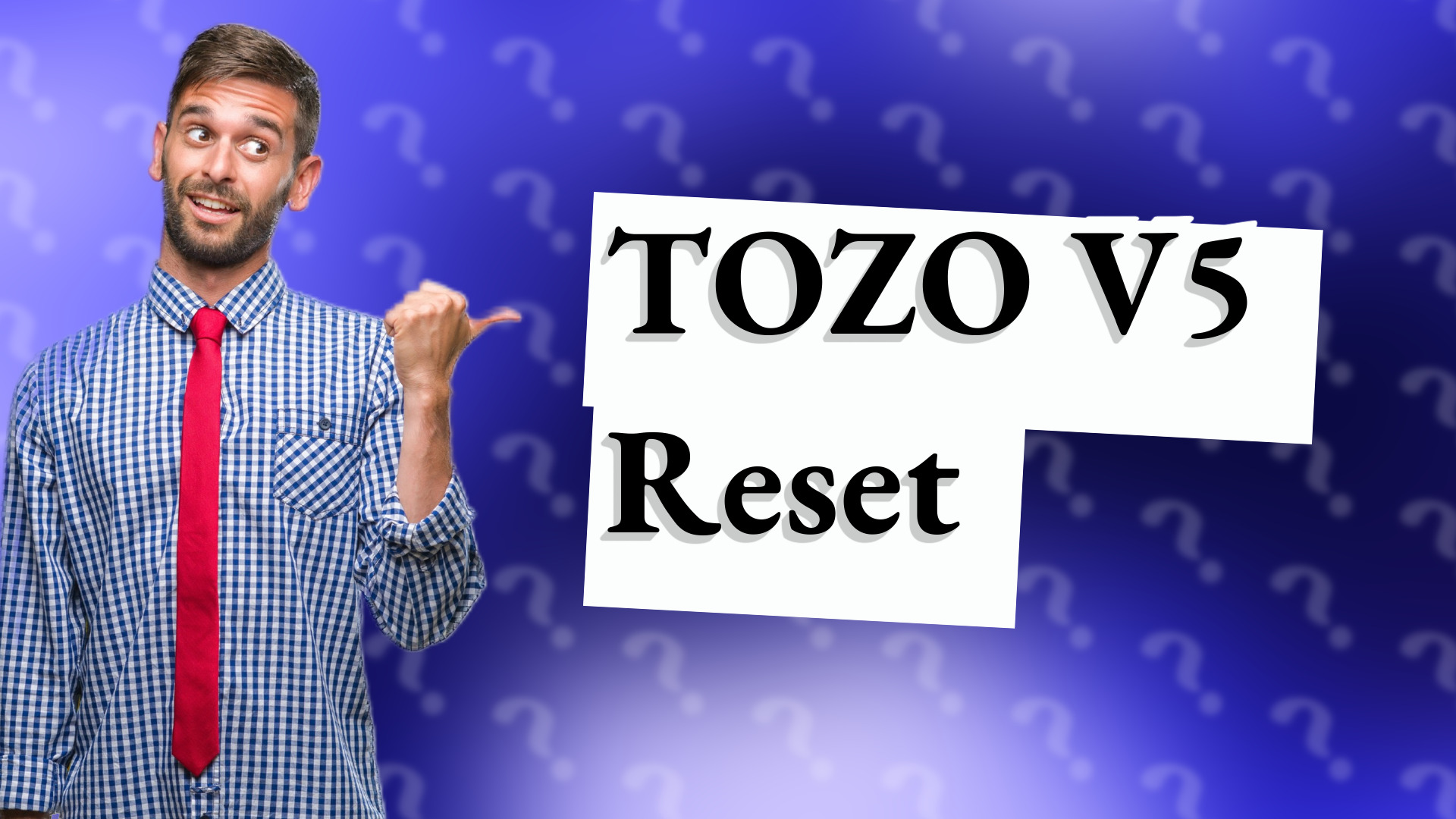 TOZO V5 Reset