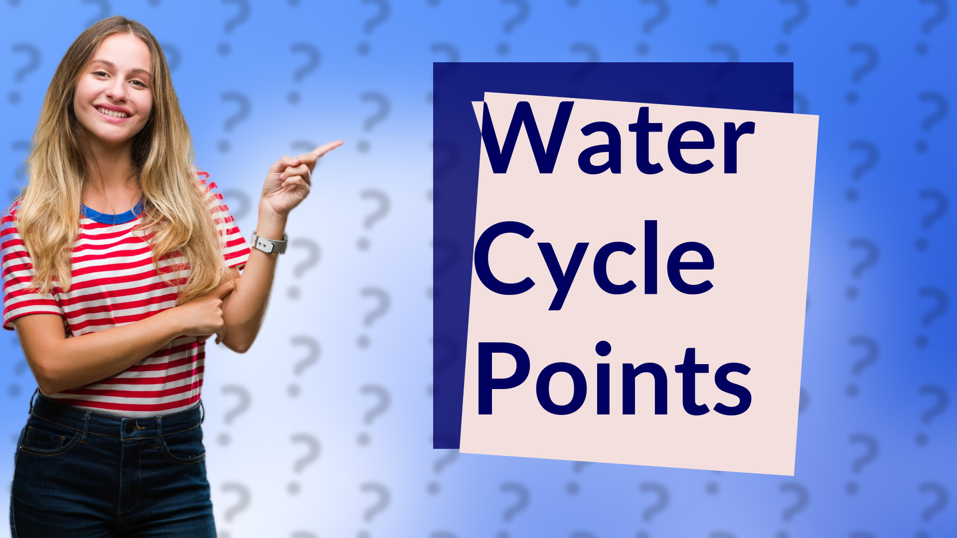 Water Cycle Points
