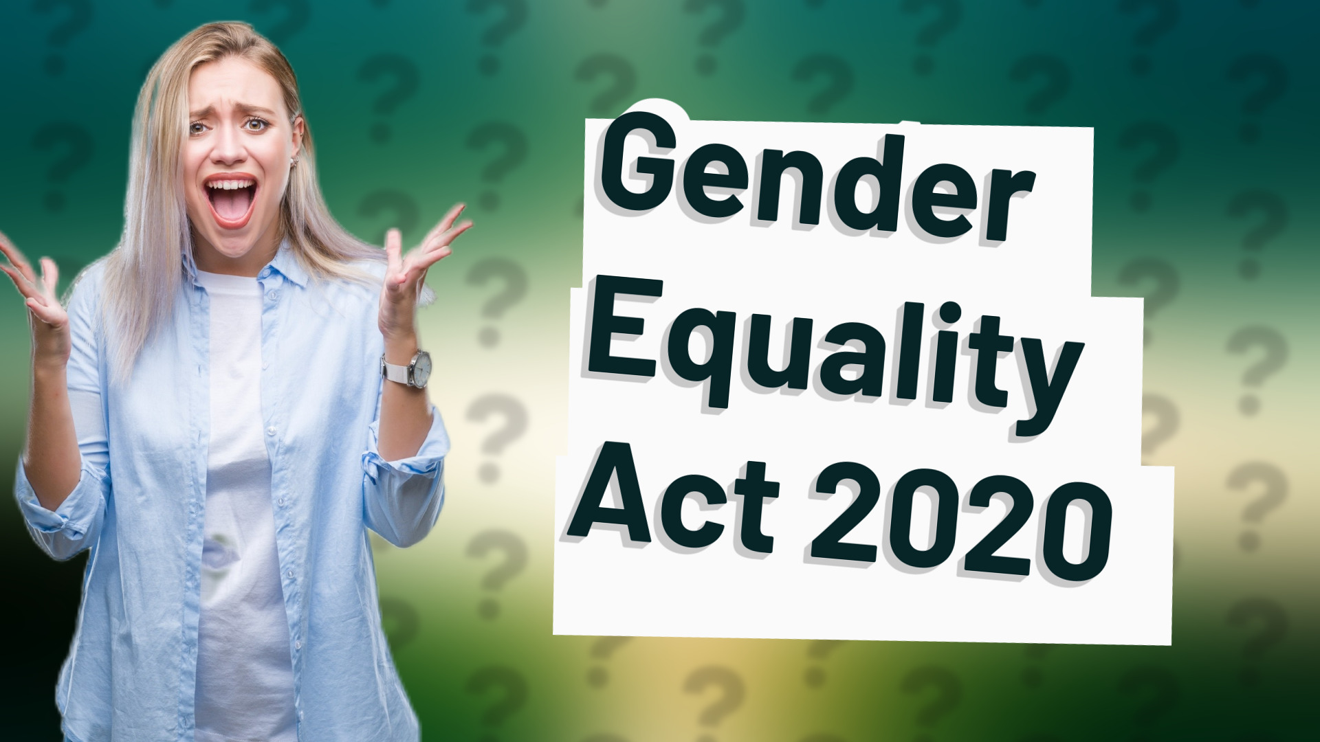 Gender Equality Act 2020