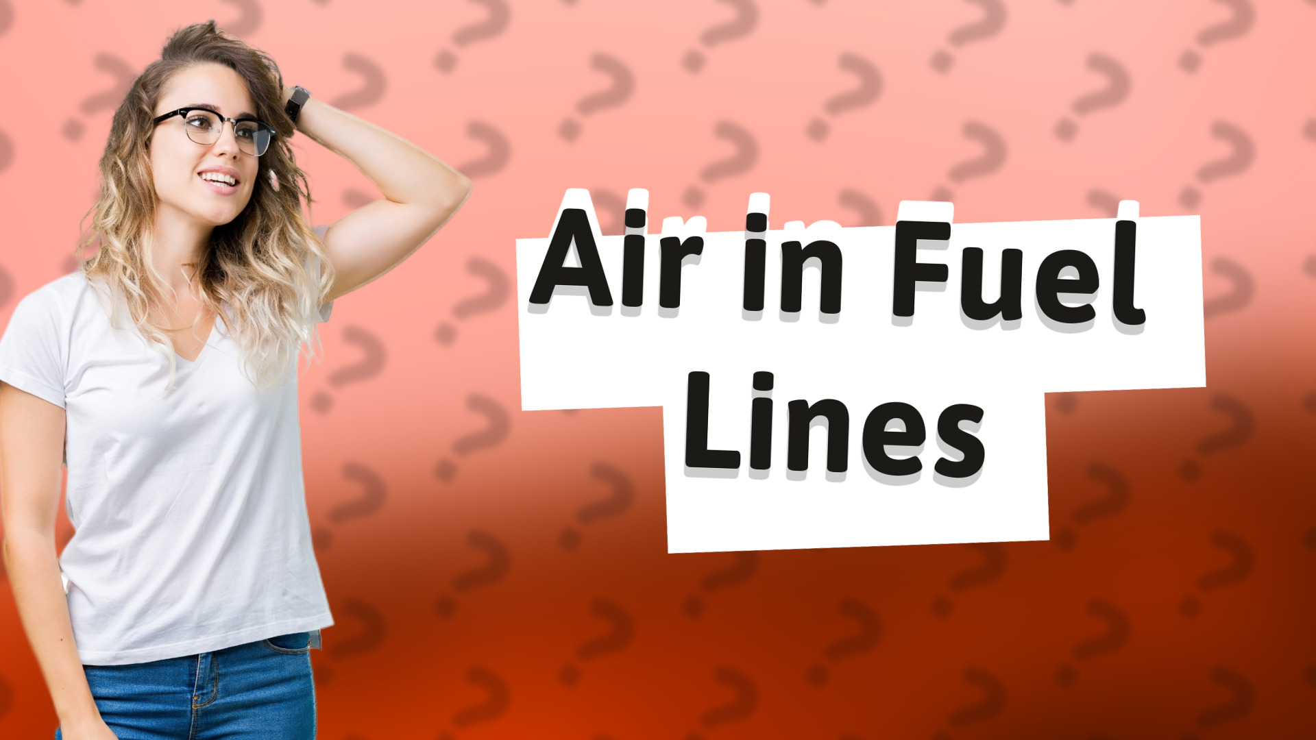 Air in Fuel Lines