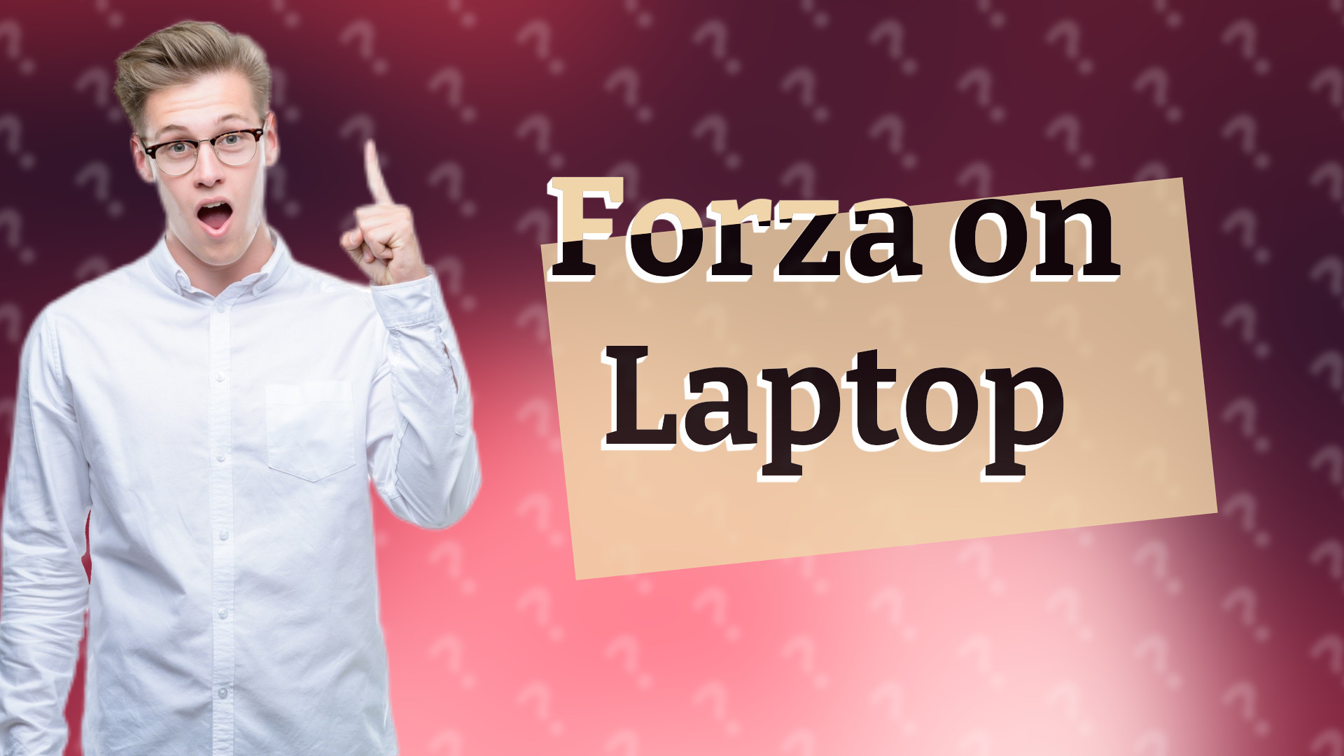 Forza on Laptop